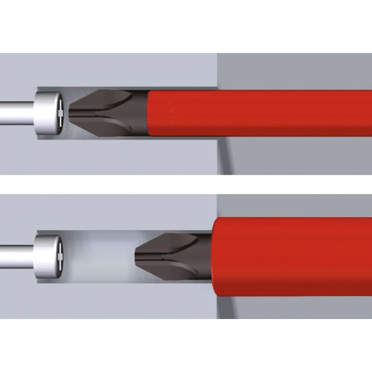 Wiha Bit Set slimBit electric gemischt mit slimBit Halter 7-teiliges Set