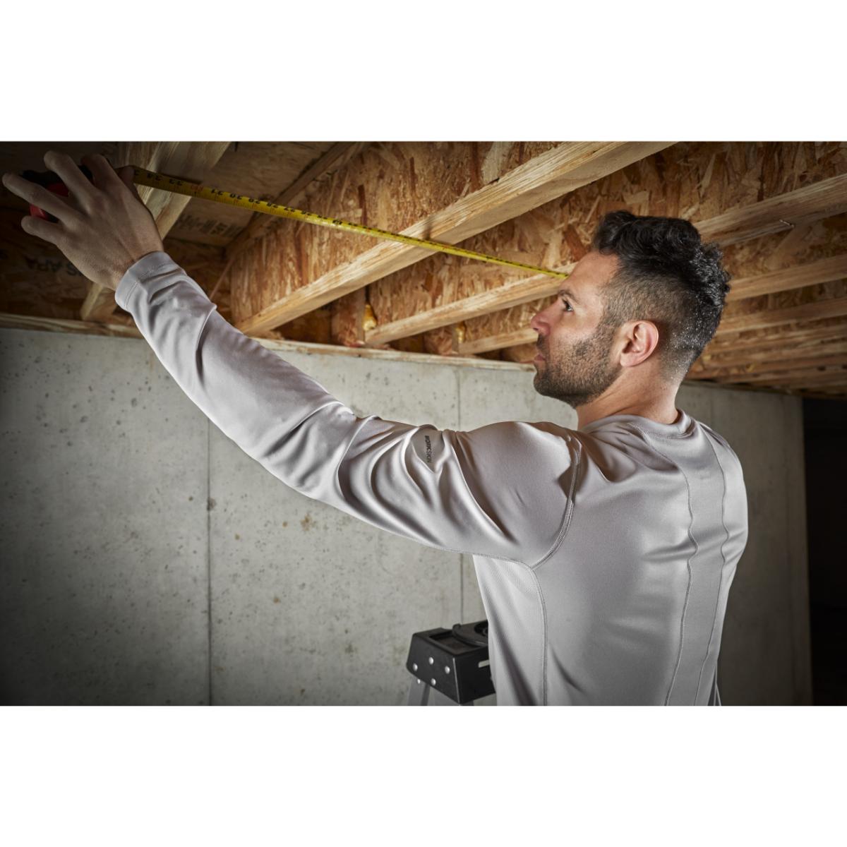 Milwaukee Funktionsshirt langarm grau mit UV-Schutz