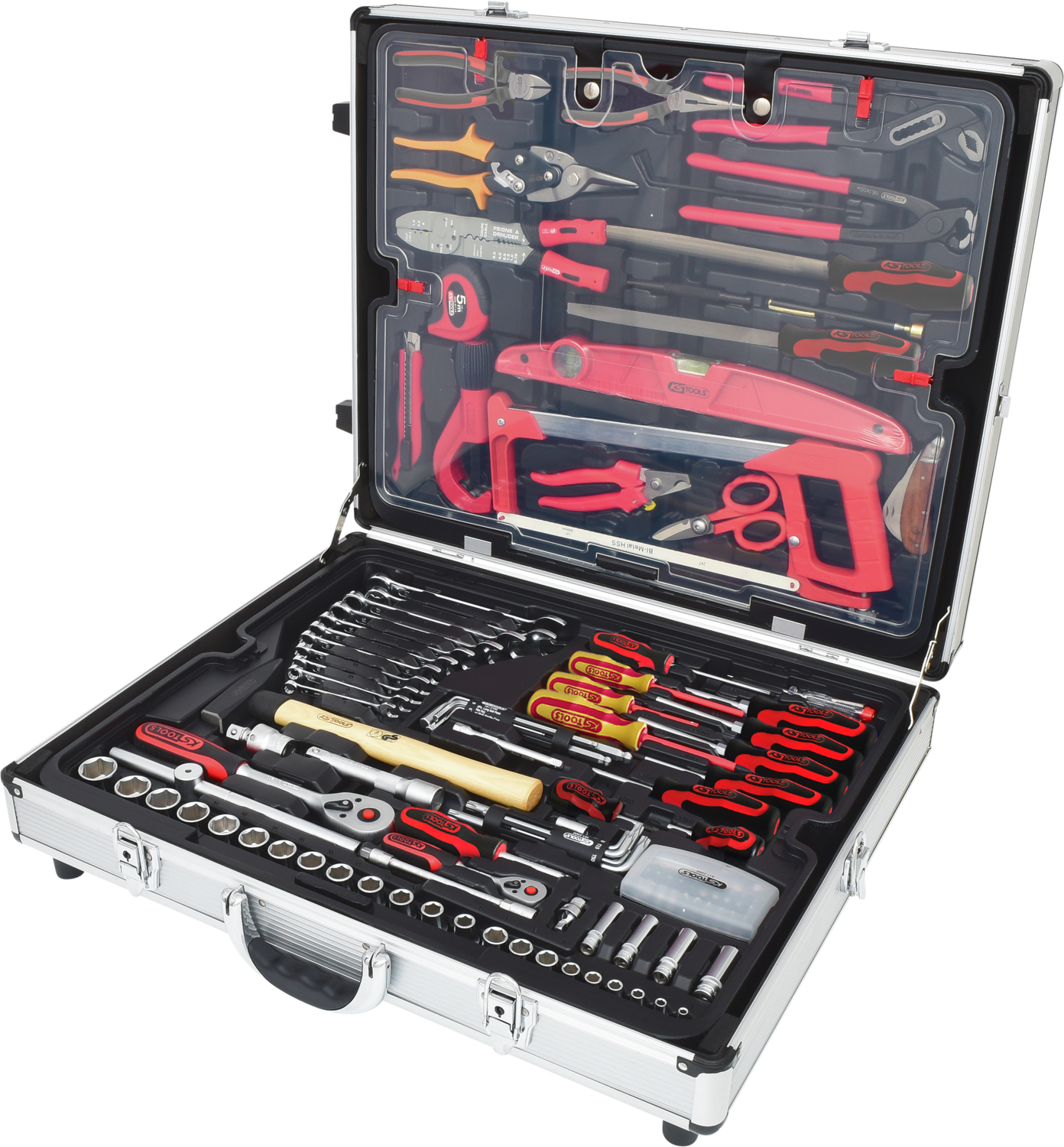 KS Tools 1/4"+1/2" Werkzeug-Satz, 127-tlg