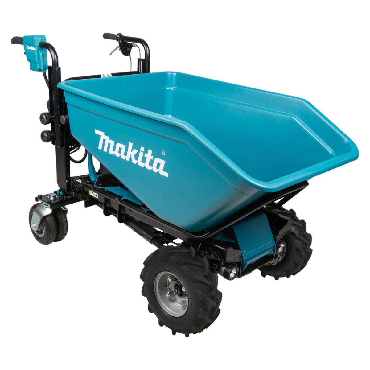 Makita Akku-Schubkarre 2x18V - 300 kg - 0-1,5/3,5 km/h - DCU602Z