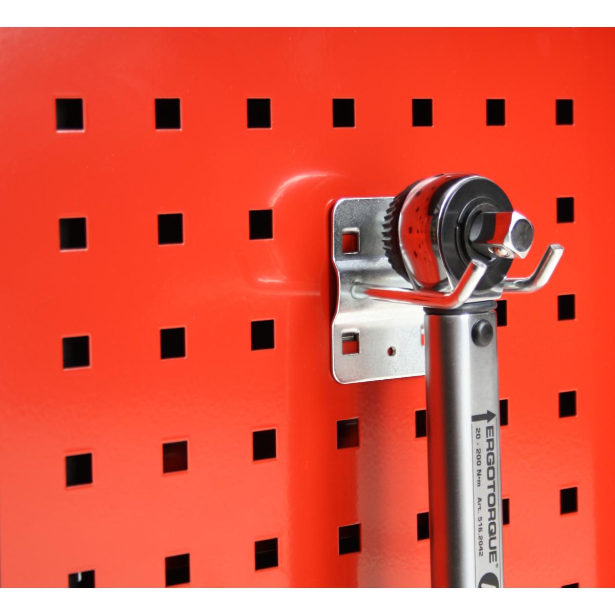 KS Tools RACINGline SCHWARZ-ROT Werkstattwagen mit 7 Schubladen und 215 Premium-Werkzeugen