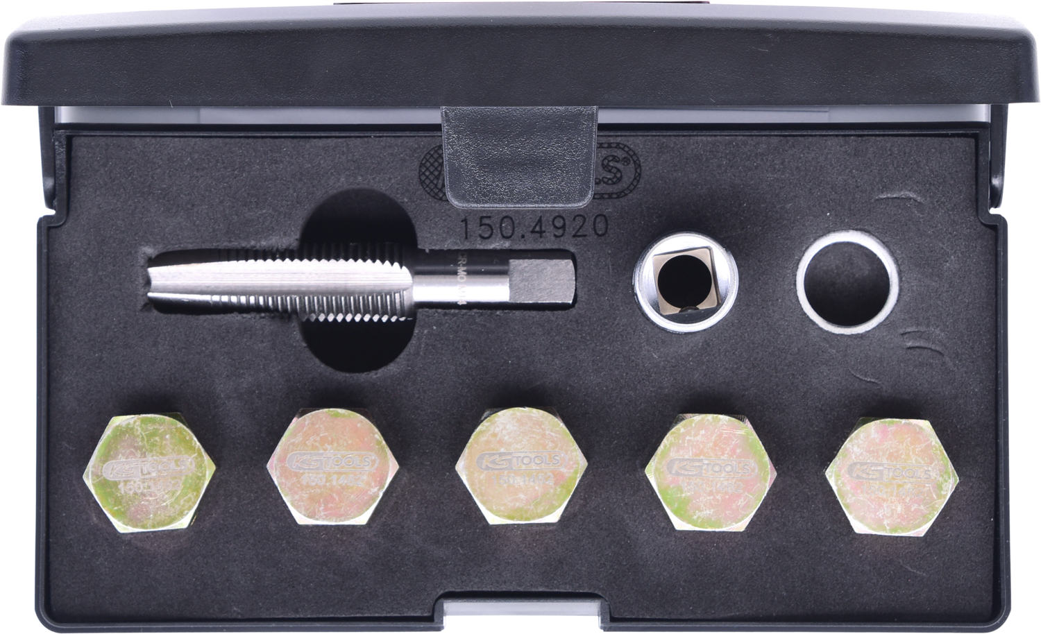 KS Tools Ölablassschrauben-Gewindereparatur-Satz, 12-tlg M14 x 1,5