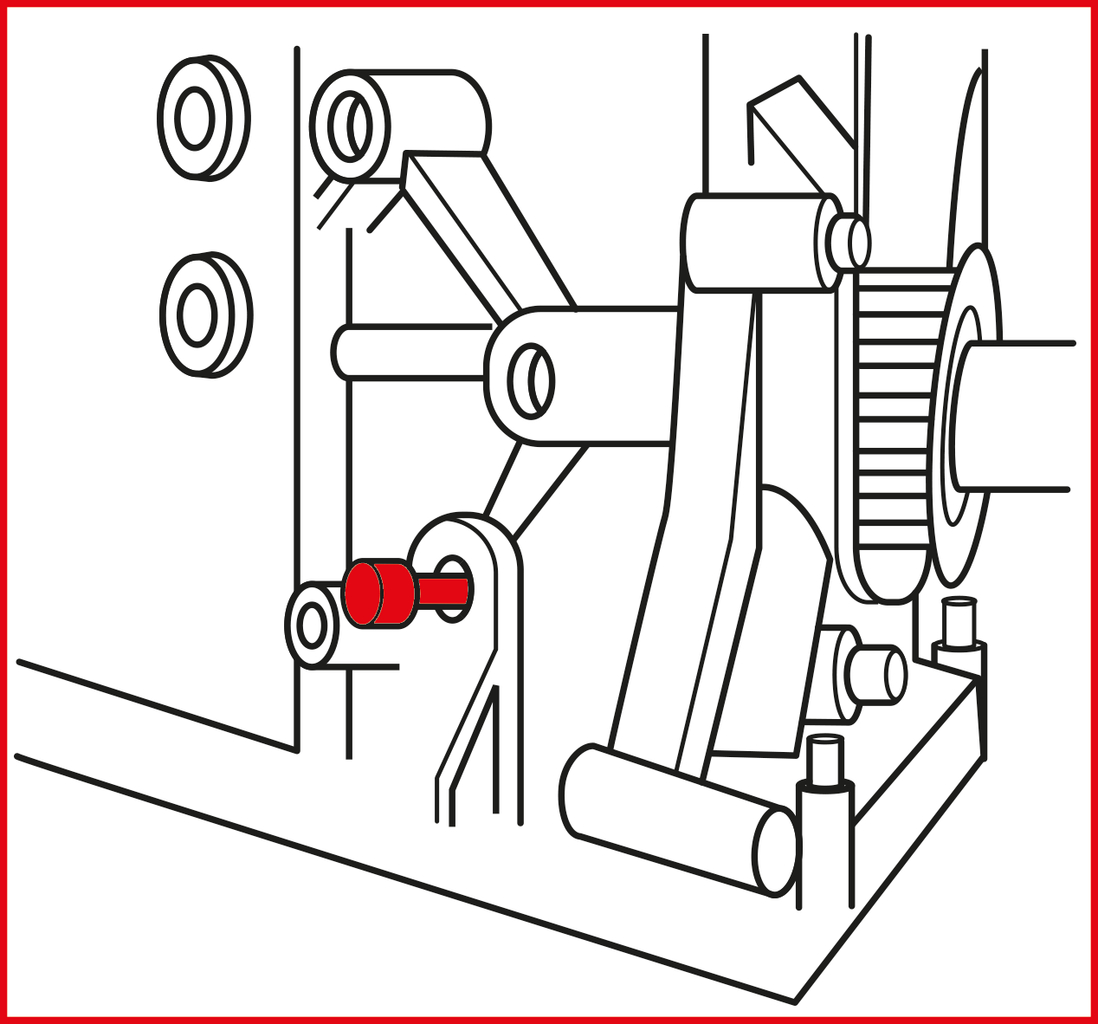 KS Tools Motoreinstell-Werkzeug-Satz für Ford - Volvo, 4-tlg