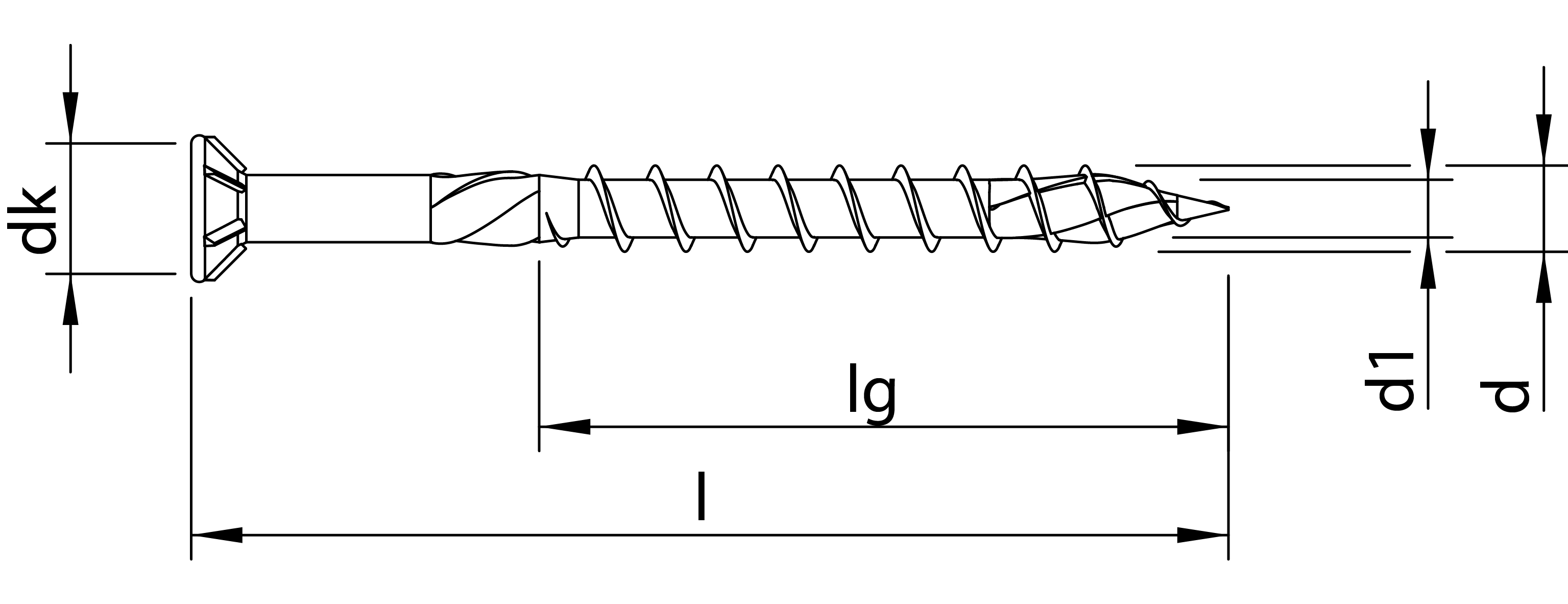HECO TOPIX-plus Terrassenschraube 5 x 80mm A4 Senkkopf TG HECO Drive 200 St.