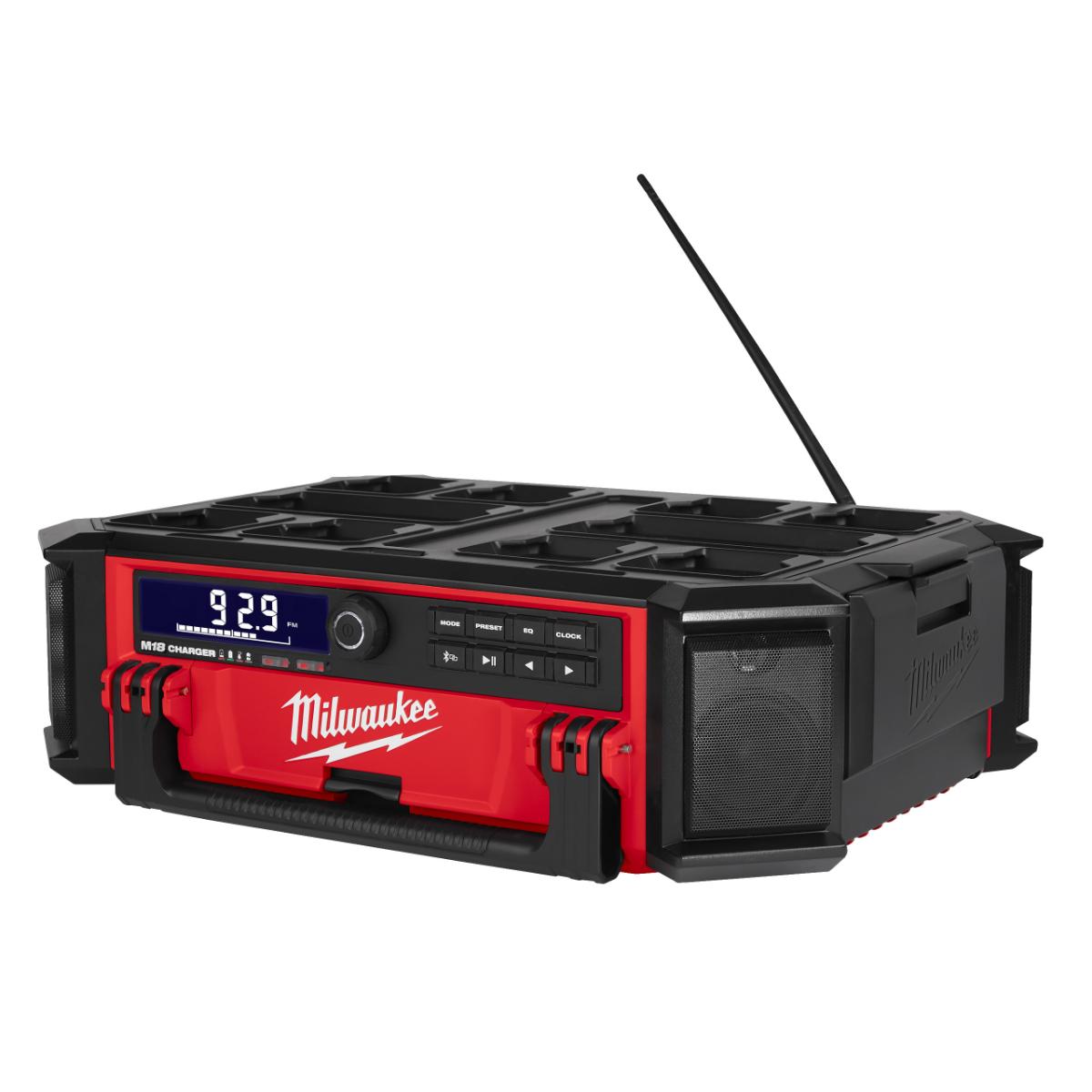 Milwaukee PackOut Netz-/Akku-Radio mit Ladefunktion M18 PRCDAB+-0