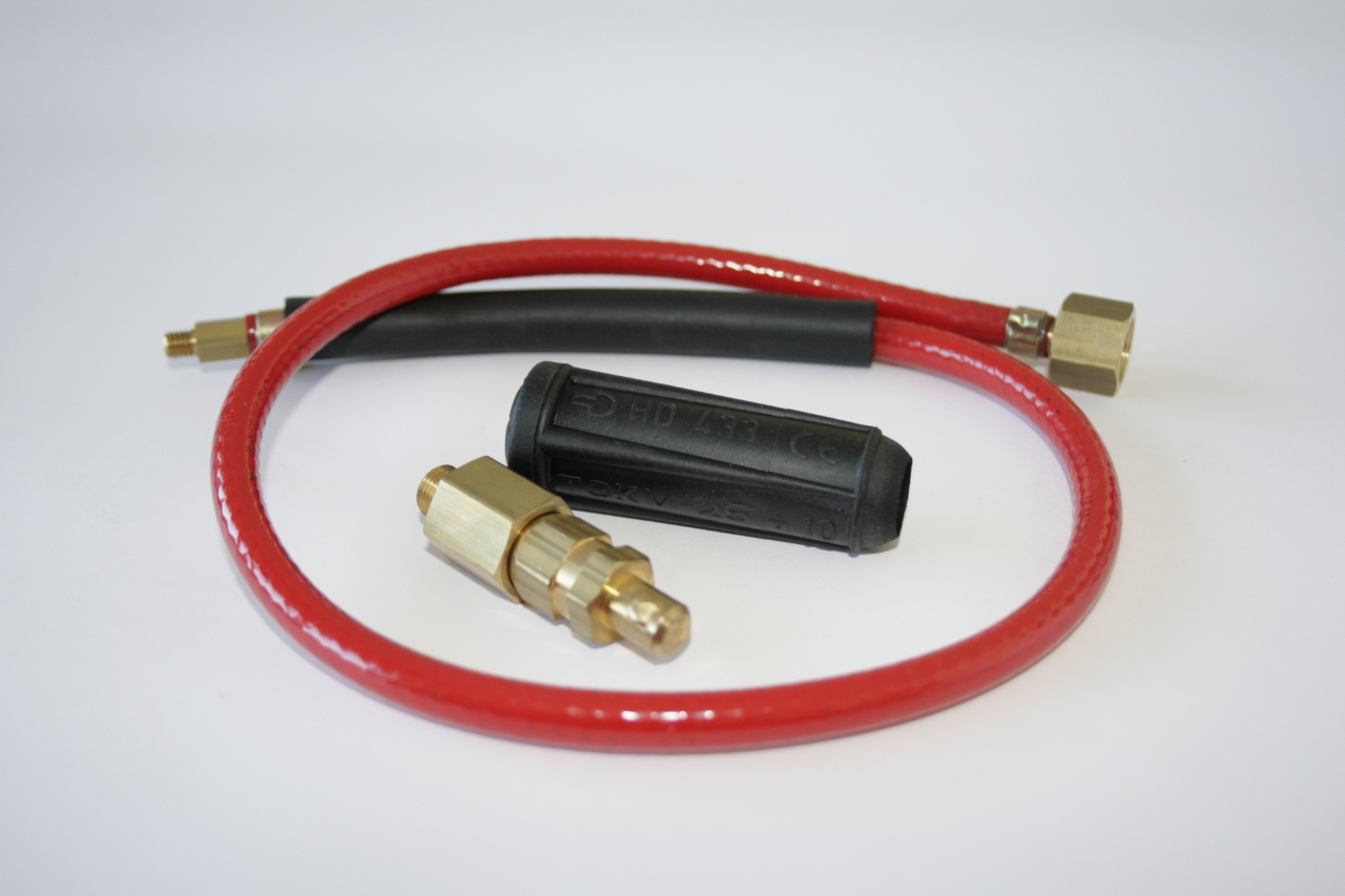 ELMAG Schweißkabel-Stecker, schwarz