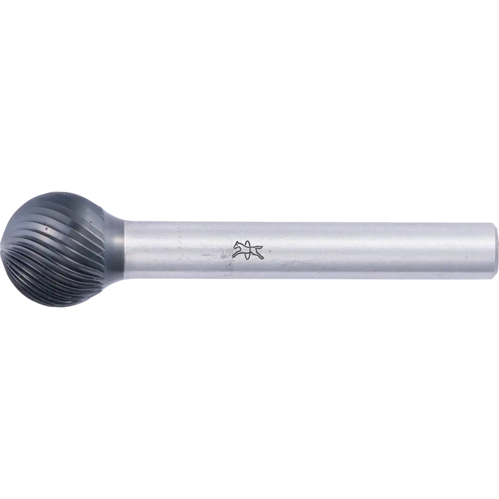 PFERD TOOLS Hartmetall Hochleistungsfrässtift Kugel KUD Ø 12x10mm Schaft-Ø 6mm Z5 HICOAT beschichtet universal fein
