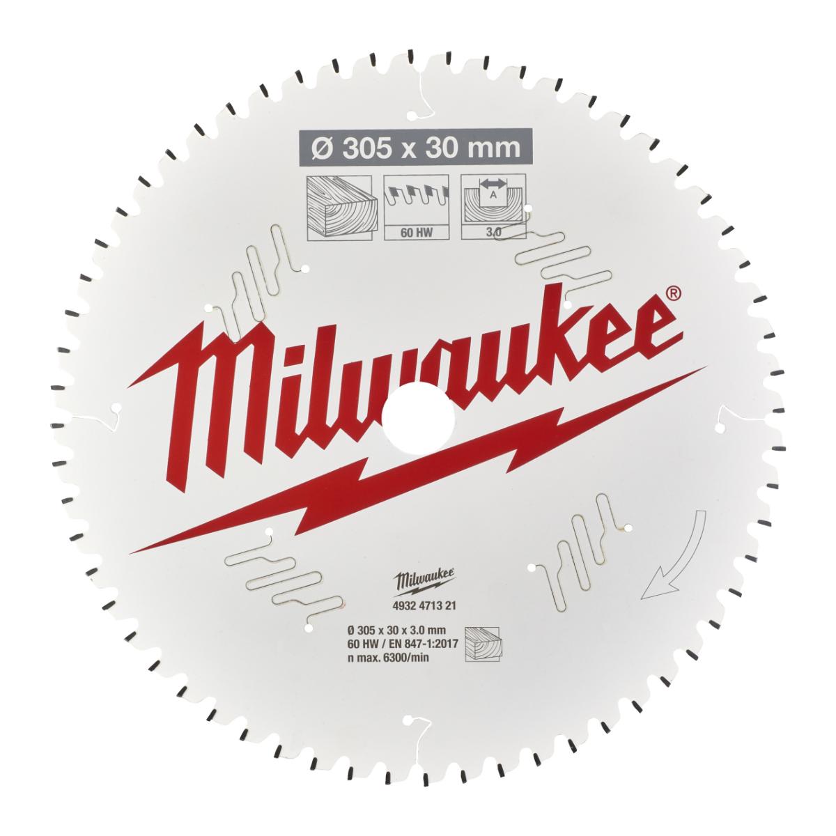 Milwaukee - KREISSÄGEBLATT 305/30MM 60Z HOLZ - 4932471321