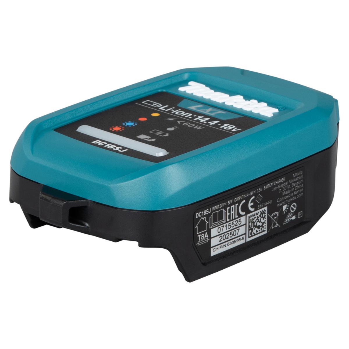 Makita USB-Ladegerät DC18SJ Power Delivery Li–Ion 14,4V–18V LXT DC18SJ