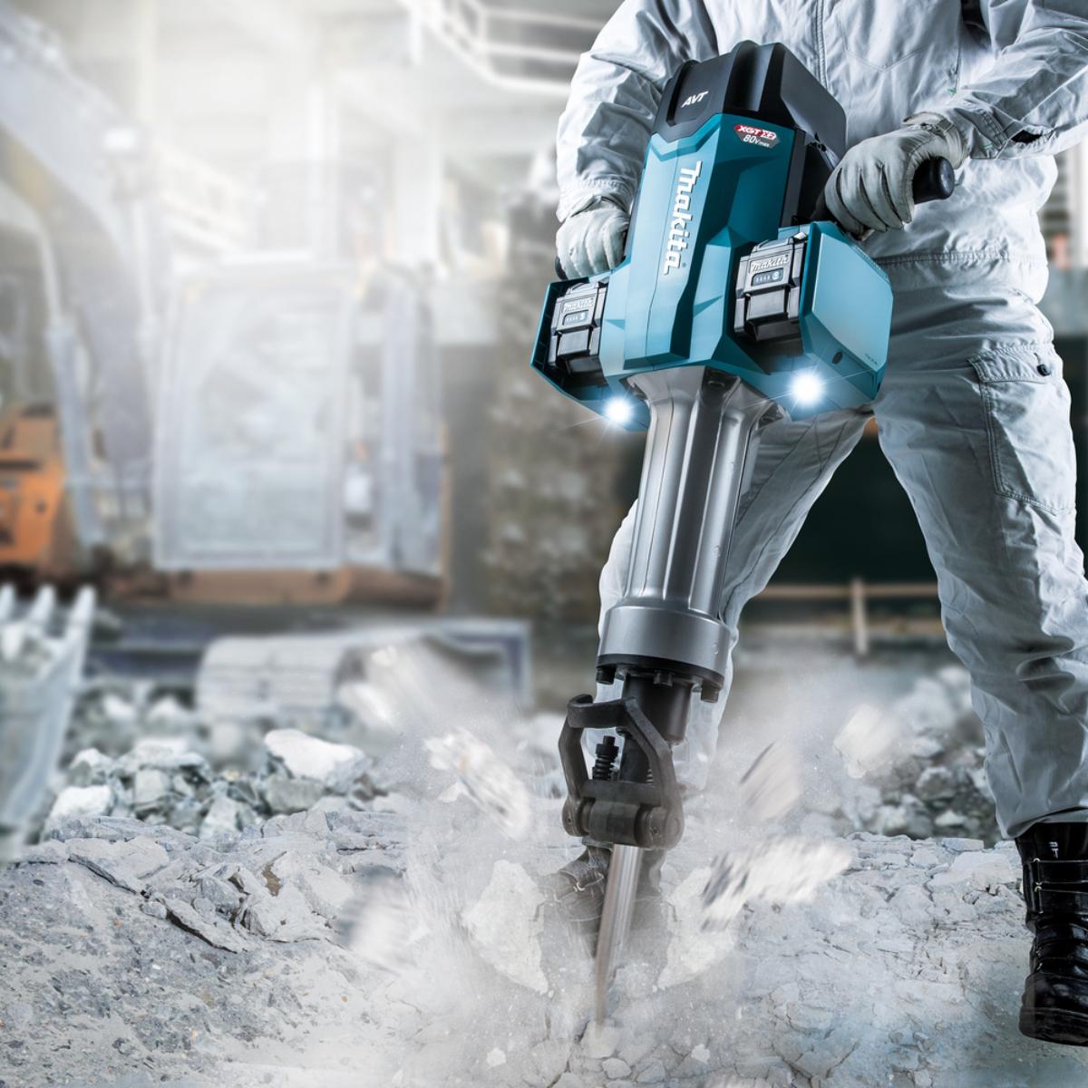 Makita Akku-Abbruchhammer XGT - 2x40V max. - 28-mm-Sechskant - 72,8 J - HM004GZ01