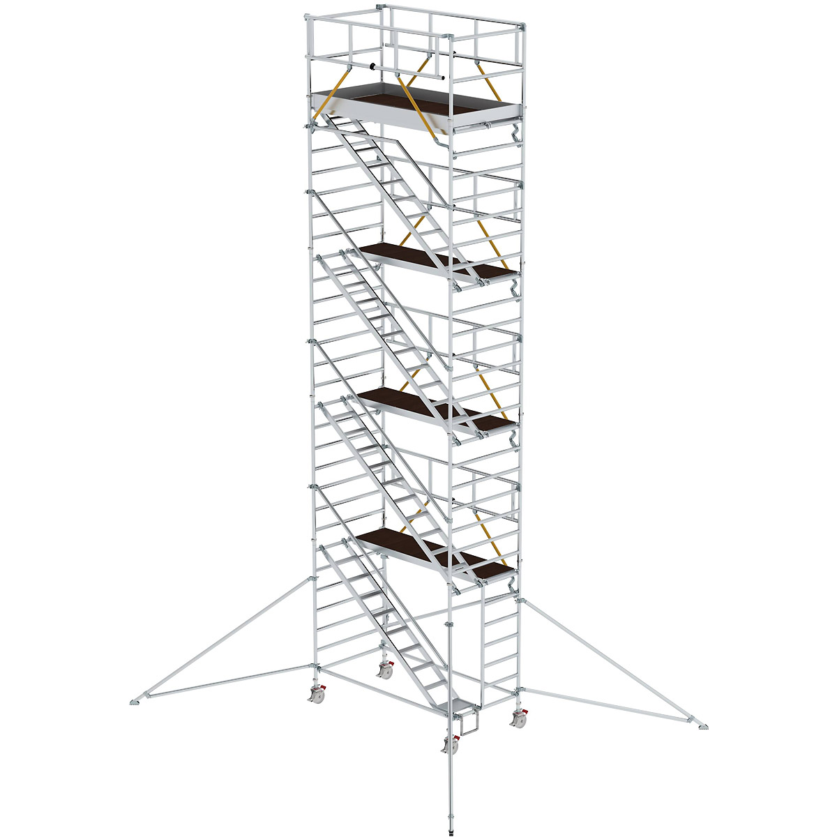 Munk Rollgerüst SG 1,35 x 2,45 m mit Schrägaufstiegen & Ausleger