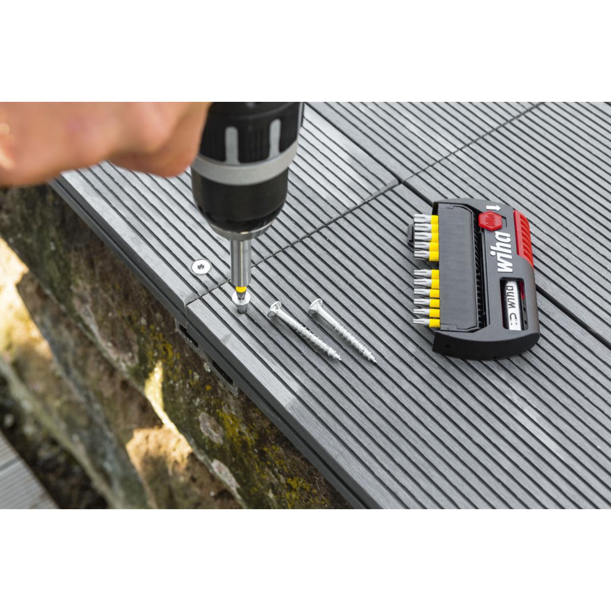 Wiha Bit Set Y-Bit 25 mm TORX (T10) 5-teiliges Set 1/4 zoll C6,3 in Box