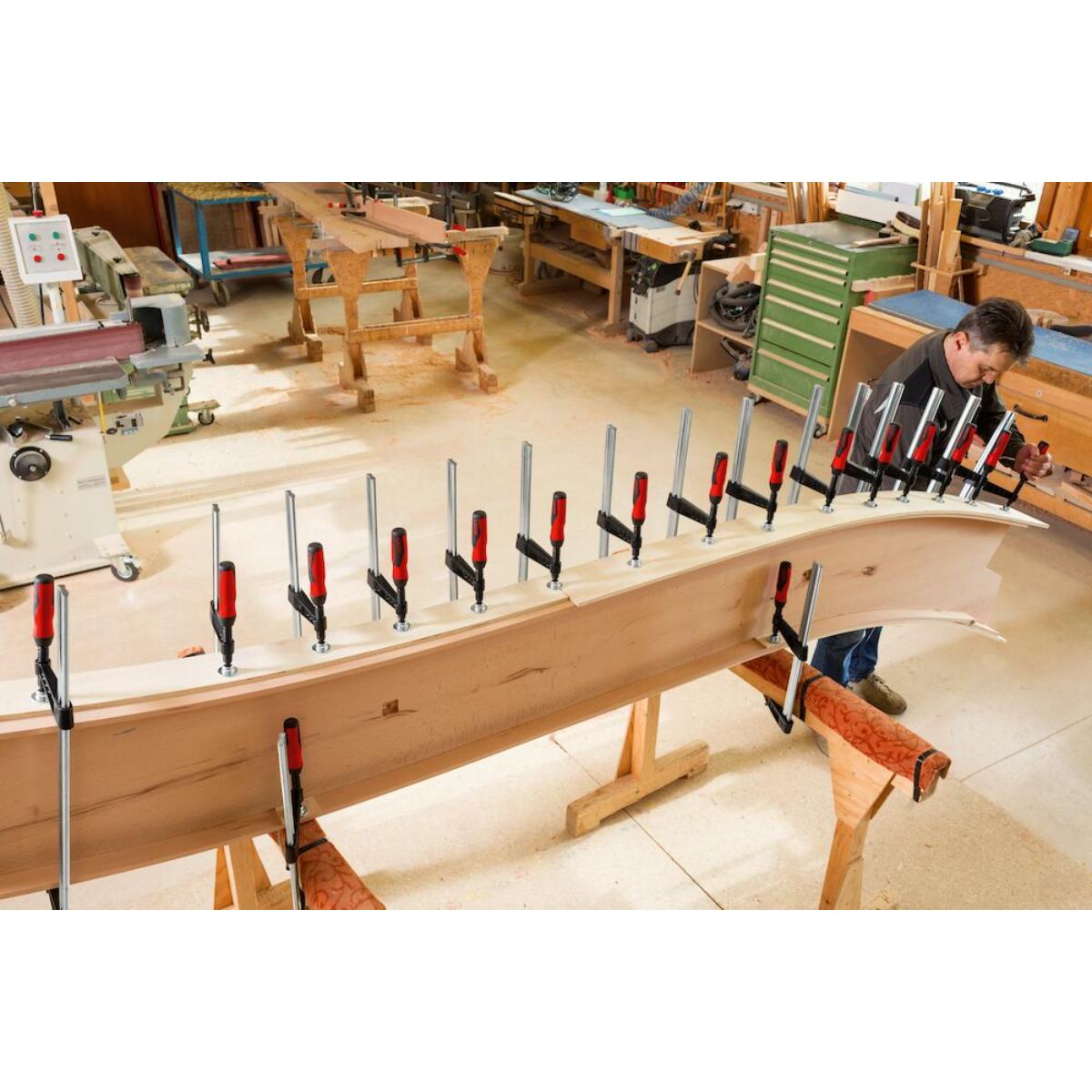 BESSEY Temperguss-Schraubknecht TGK mit 2-Komponenten-Kunststoffgriff