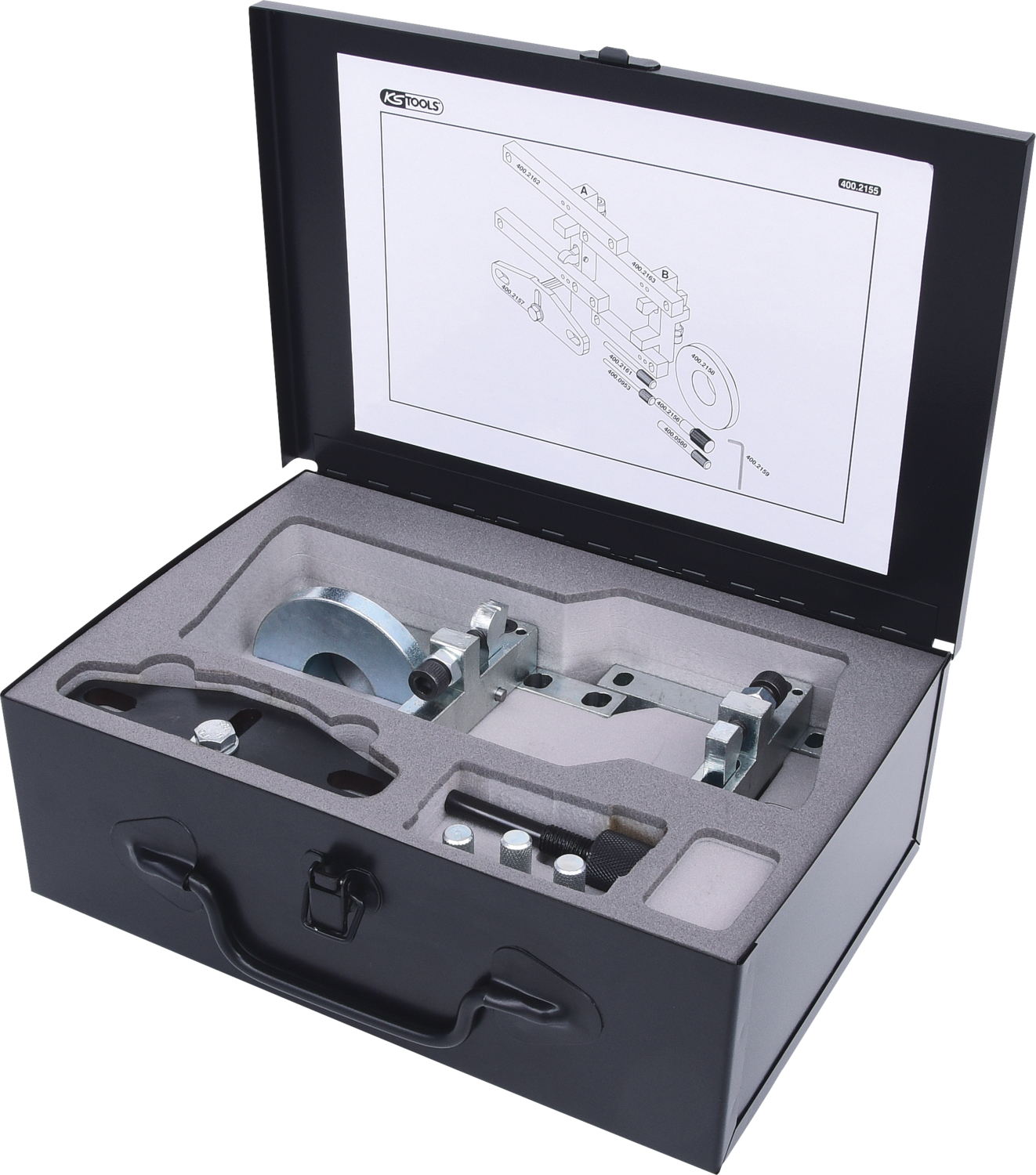 KS Tools Motoreinstell-Werkzeug-Satz für Ford, 9-tlg