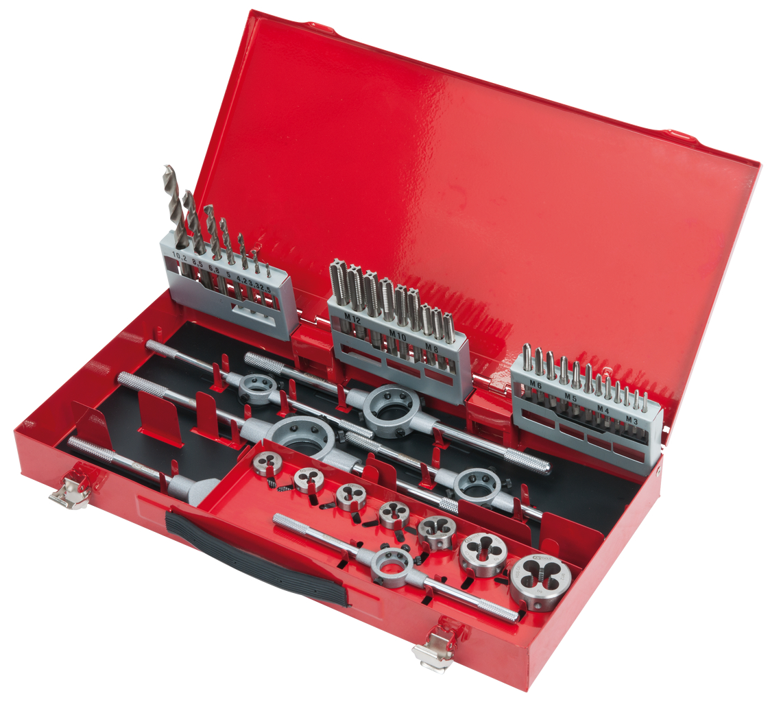 KS Tools HSS Co Gewindeschneidwerkzeug-Satz, 44-tlg