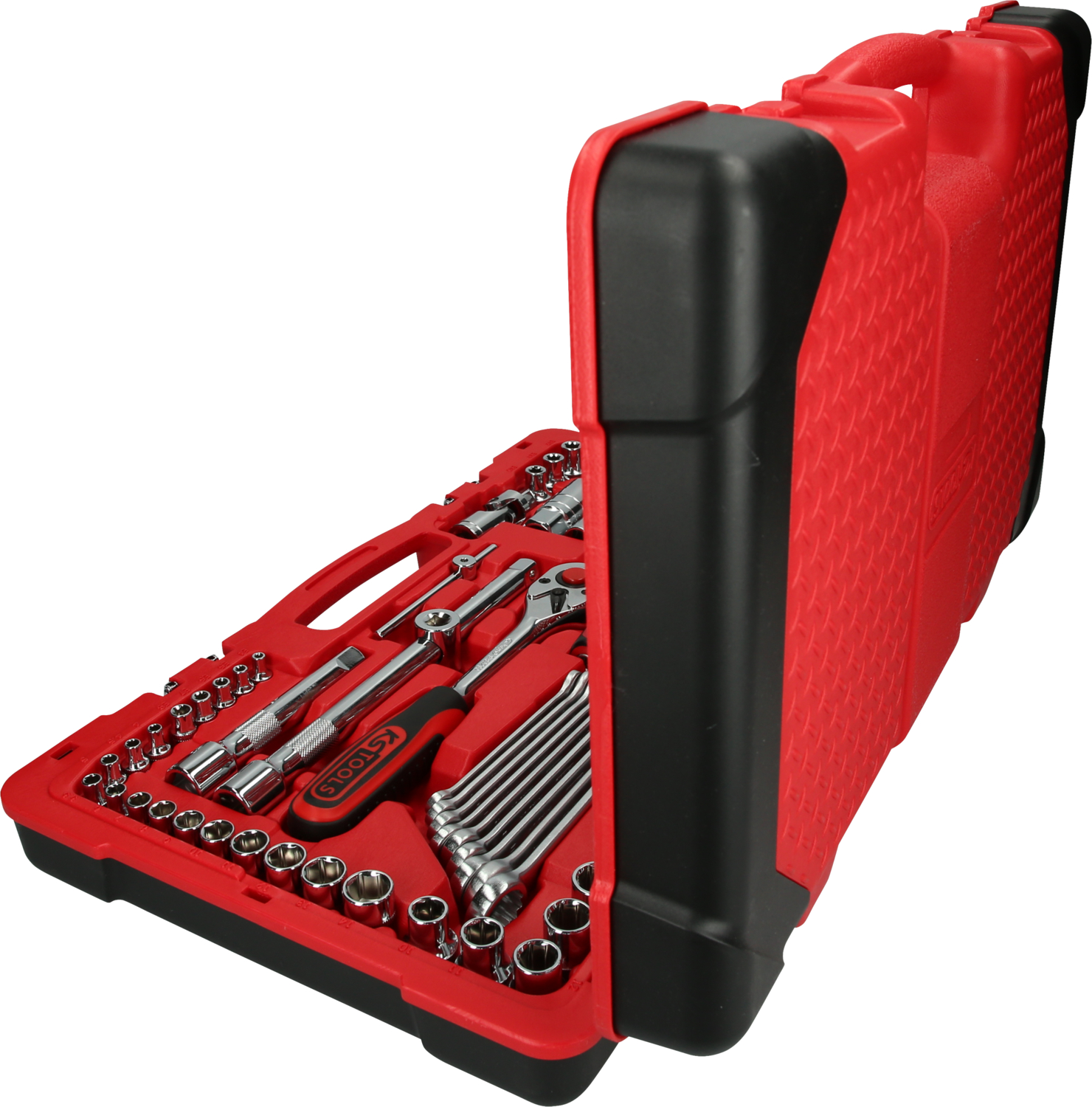 KS Tools 1/4"+1/2" CHROMEplus Steckschlüssel-Satz, 151-tlg