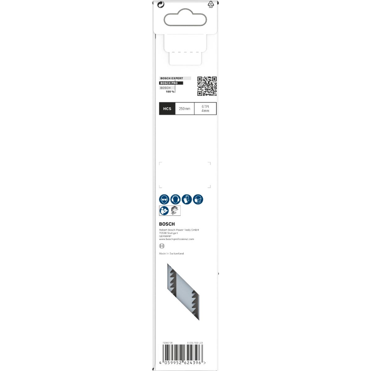 Bosch PRO Wood precise T1044DP Stichsägeblatt,250 mm - 2 Stück