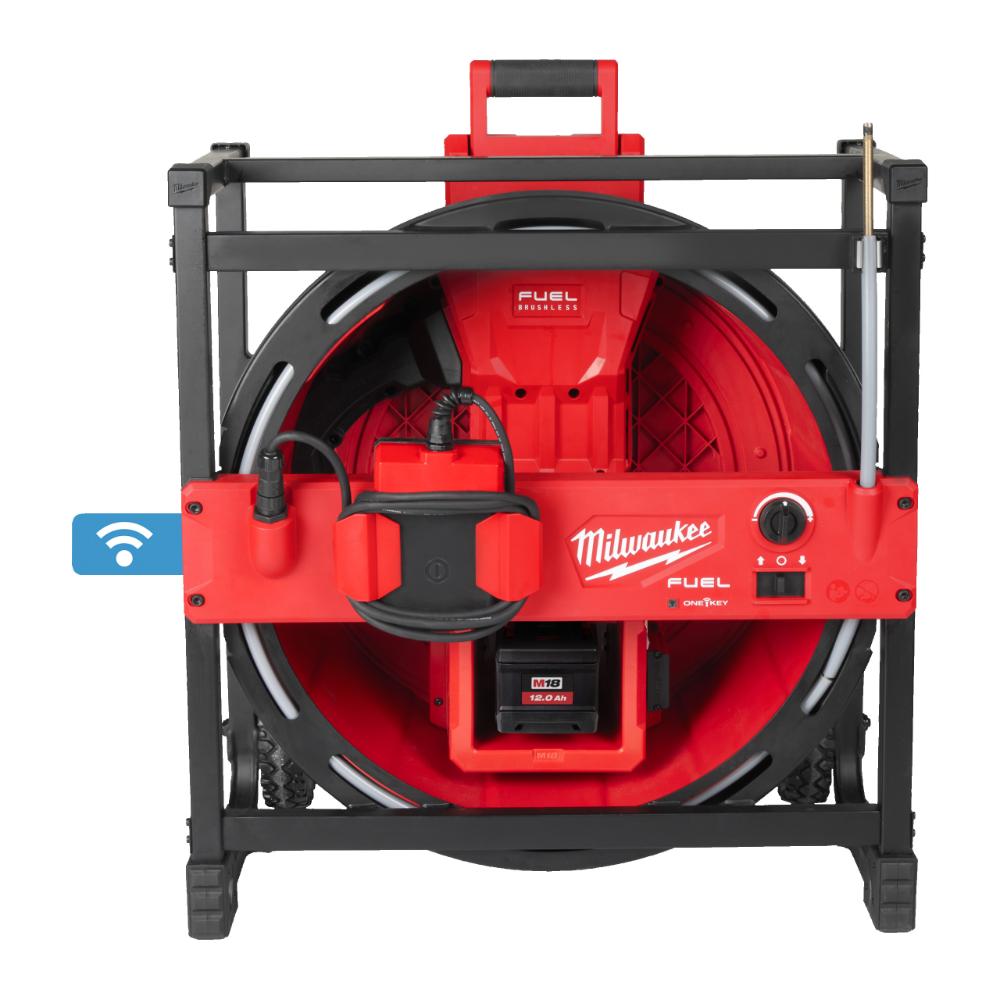 Milwaukee M18 Hochgeschwindigkeits-Rohrreiniger mit flexibler Welle M18HSFSM-122