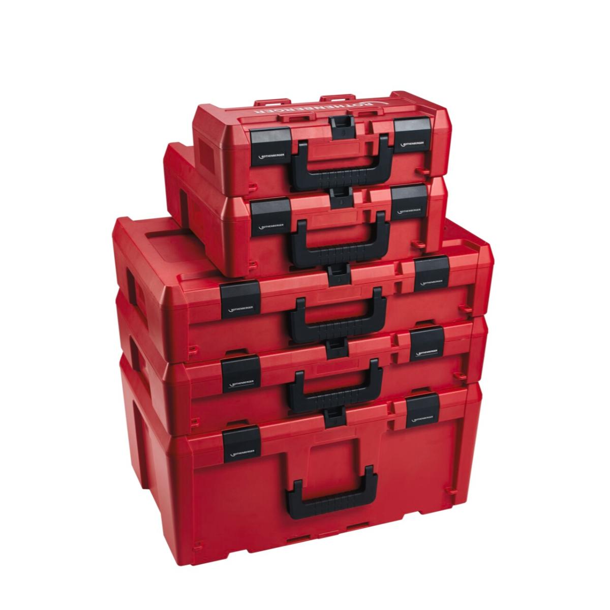 ROTHENBERGER Werkzeugkoffer ROCASE 4212 rot ohne Einlage mit BA - Halter