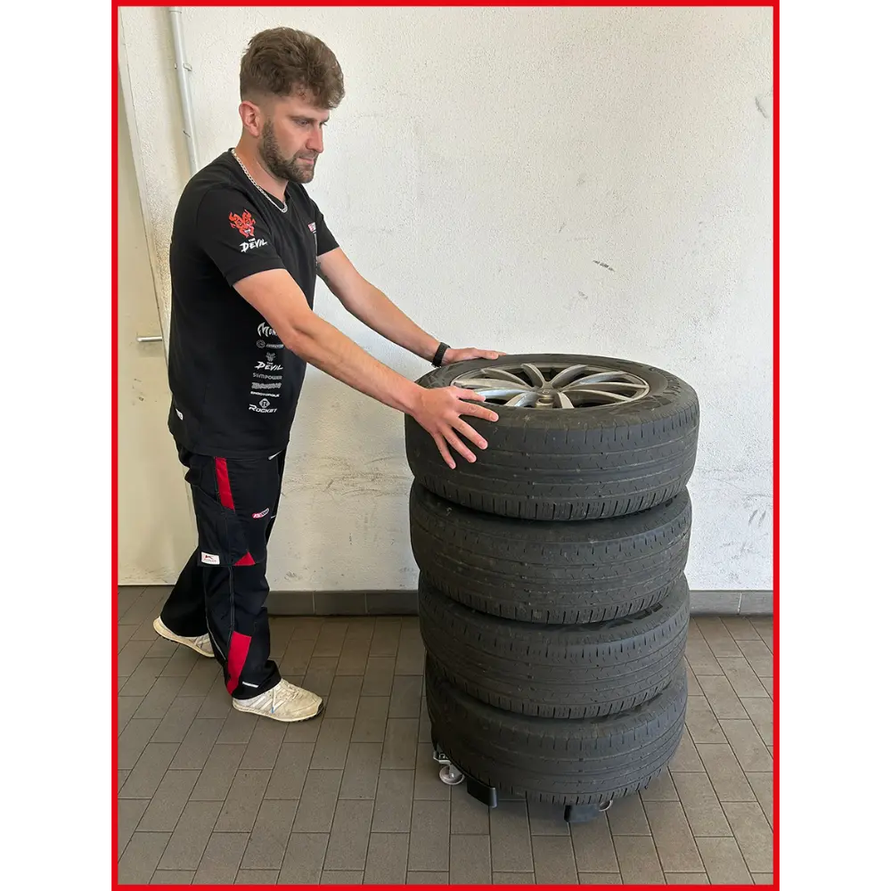 KS TOOLS Felgen- und Reifenrangierer, Tragkraft 136 kg, Ø 720 mm