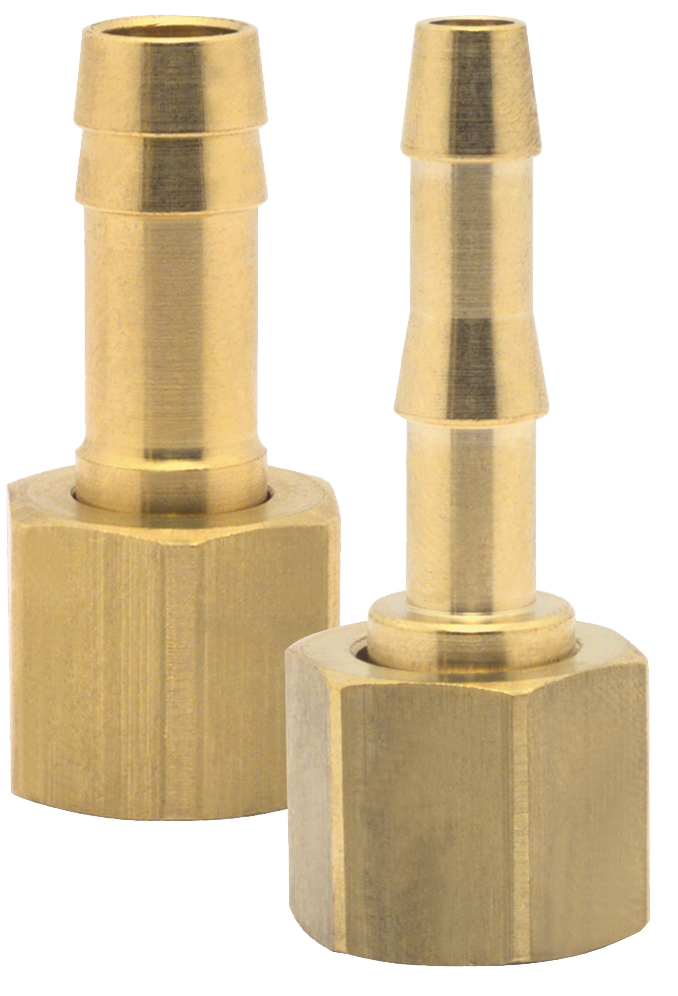 ELMAG Schlauchtülle mit Überwurfmutter IG 1/2, 9 mm, Messing 2 Stück
