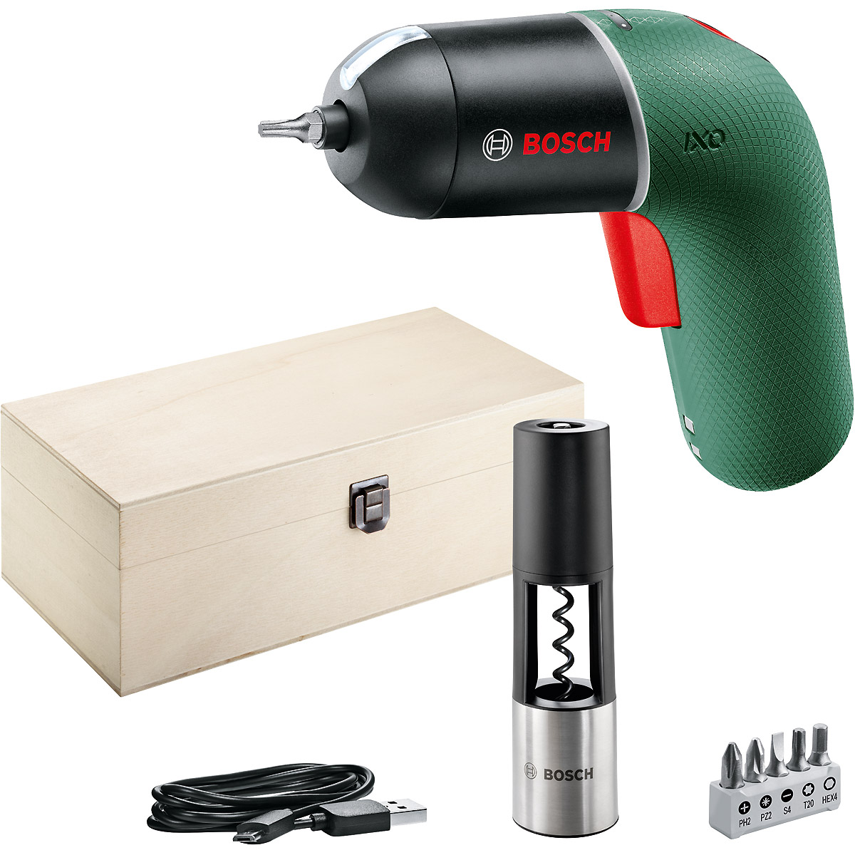 Bosch Akku-Schrauber Lithium-Ionen IXO 6 Vino Set