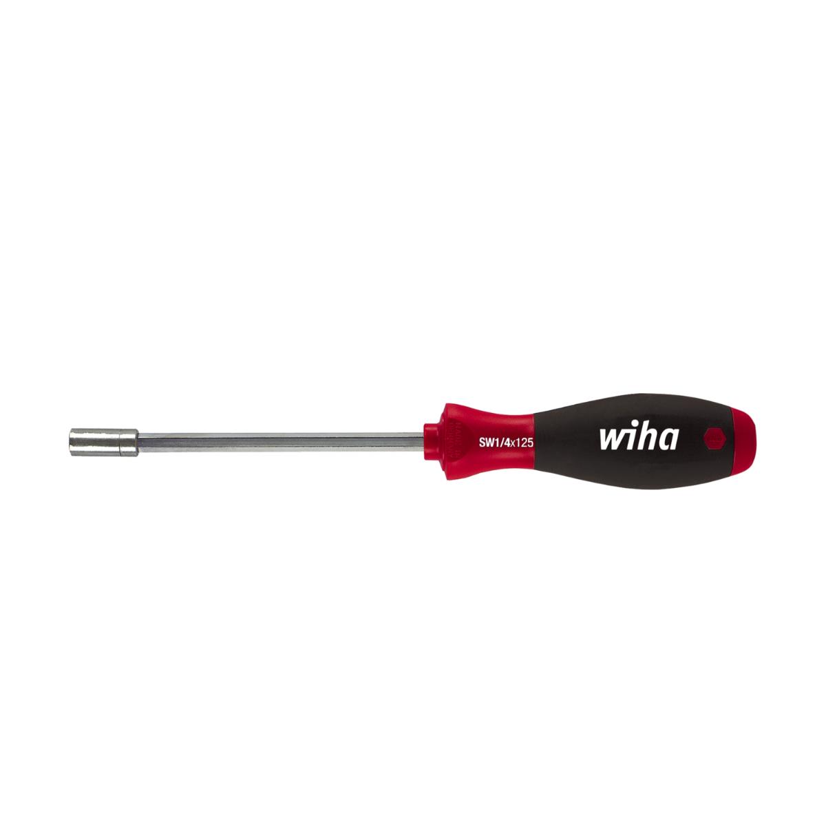 Wiha Schraubendreher mit Bithalter SoftFinish magnetisch 1/4 zoll