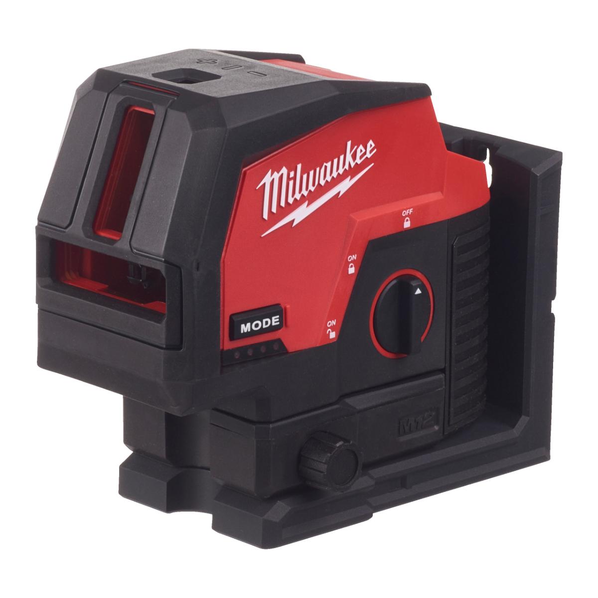 Milwaukee Kreuzlinienlaser mit Lotfunktion M12 CLLP-0C