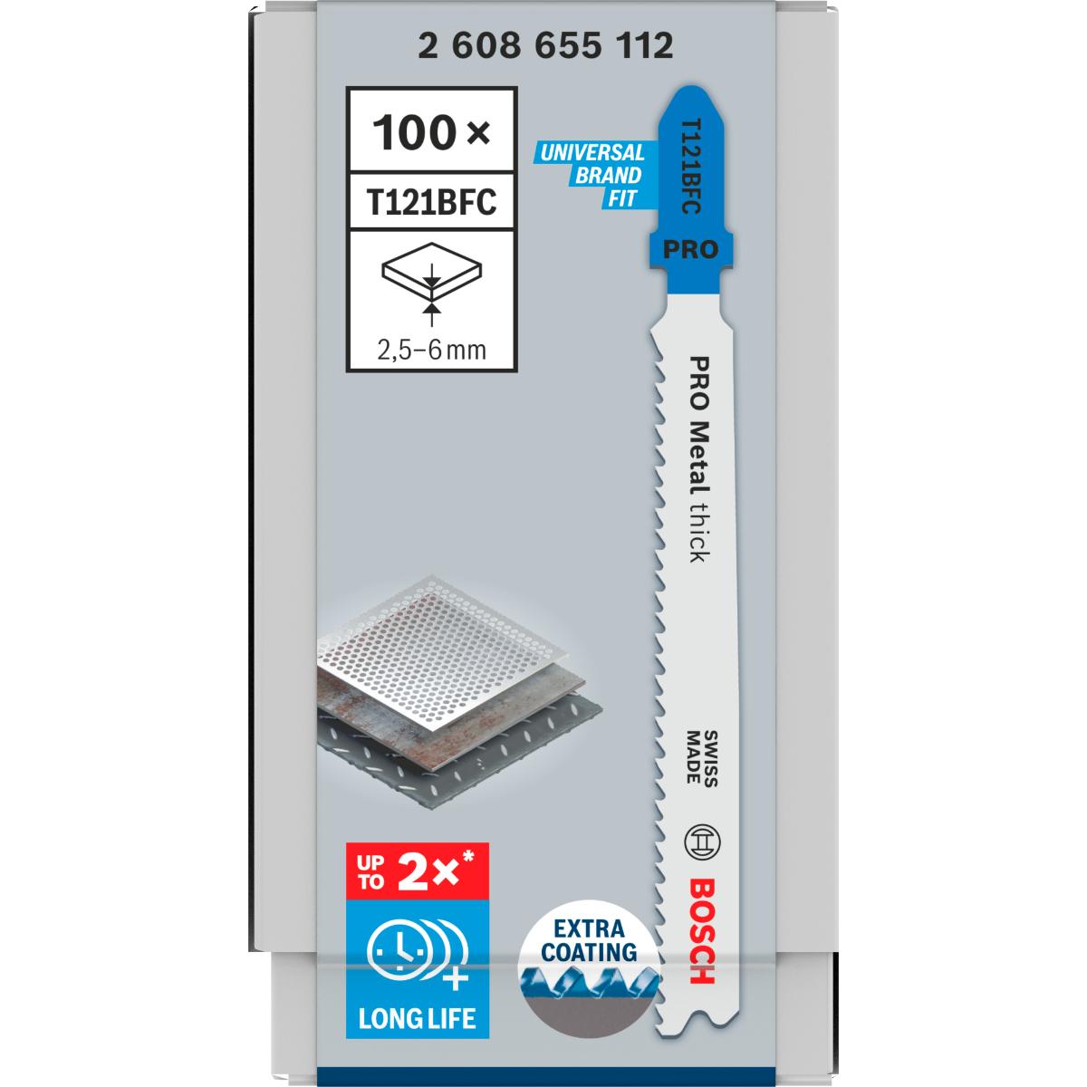 Bosch PRO Metal thick T121BFC Stichsägeblatt,92 mm