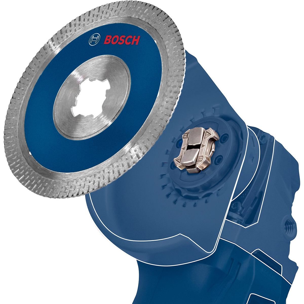 Bosch R5744 FiberschleifscheibeSet, Zirc, 125mm, X-LOCK, 12x