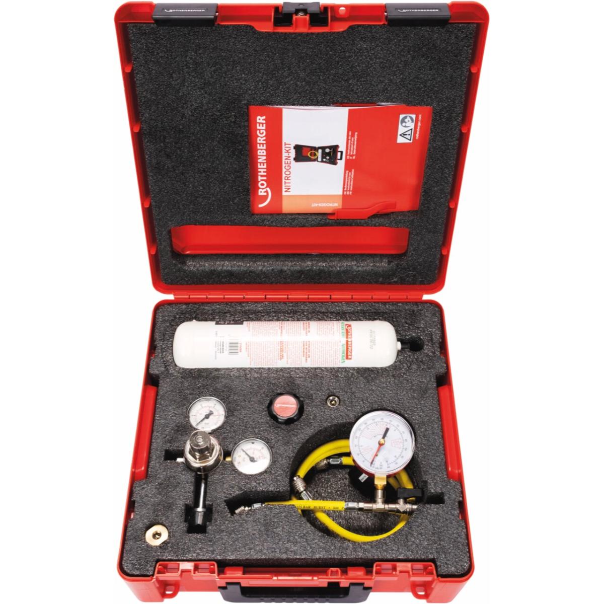 ROTHENBERGER Stickstoff-set mit 1kg Flasche