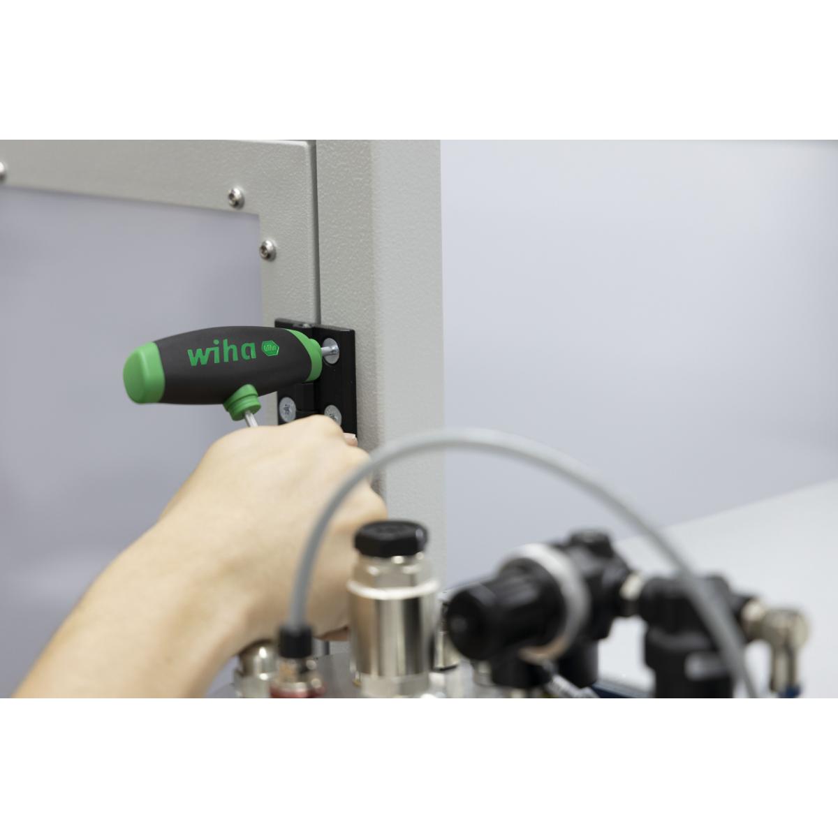 Wiha Stiftschlüssel mit Quergriff ComfortGrip TORX mit Seitenabtrieb mattverchromt