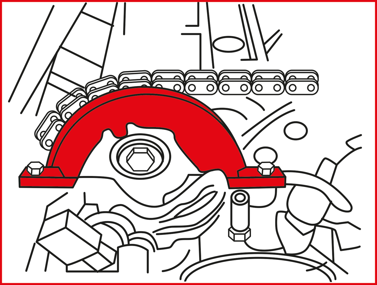 KS Tools Motoreinstell-Werkzeug-Satz für GM - Opel, 7-tlg