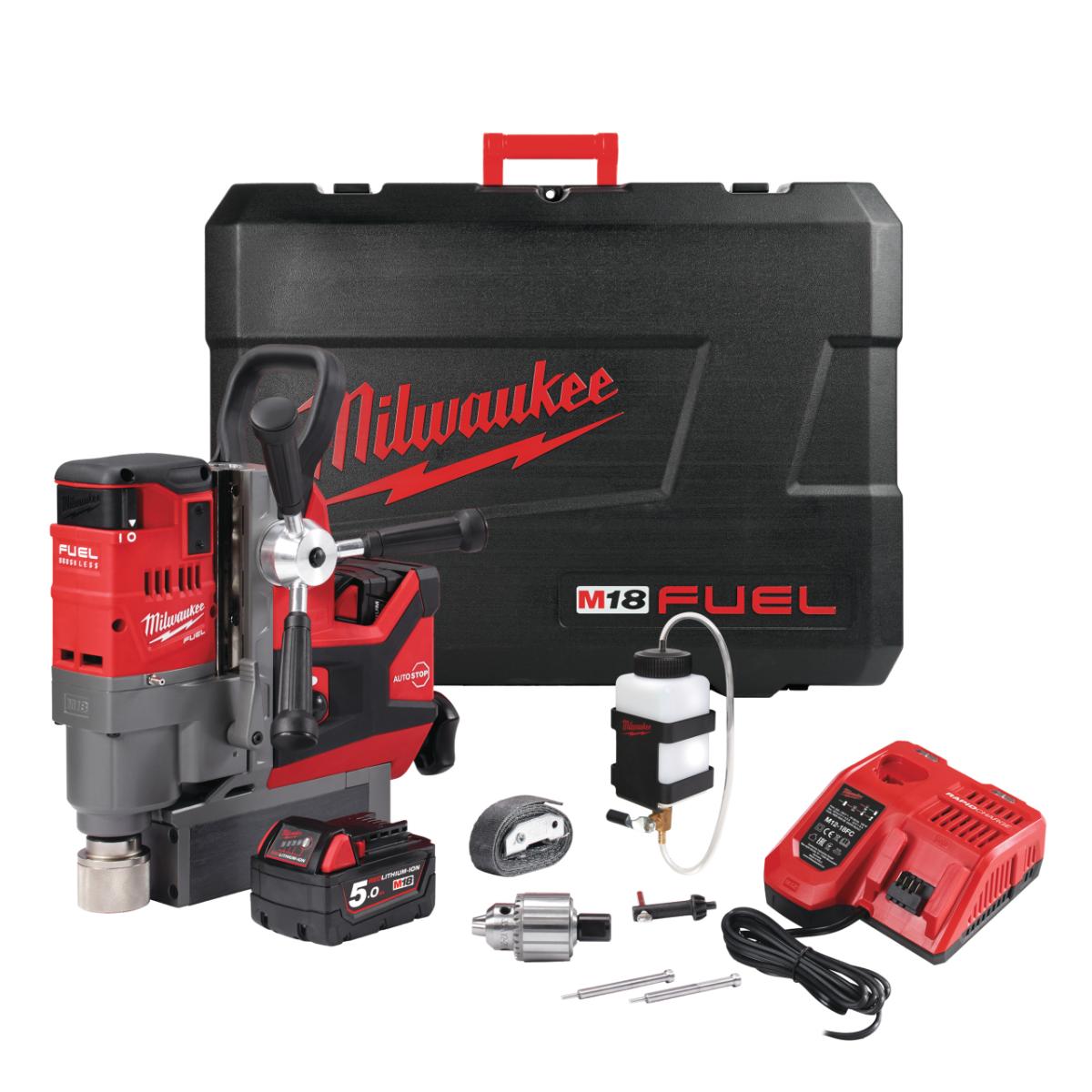 Milwaukee M18 FUEL Akku-Magnetkernbohrsystem M18 FMDP-502C