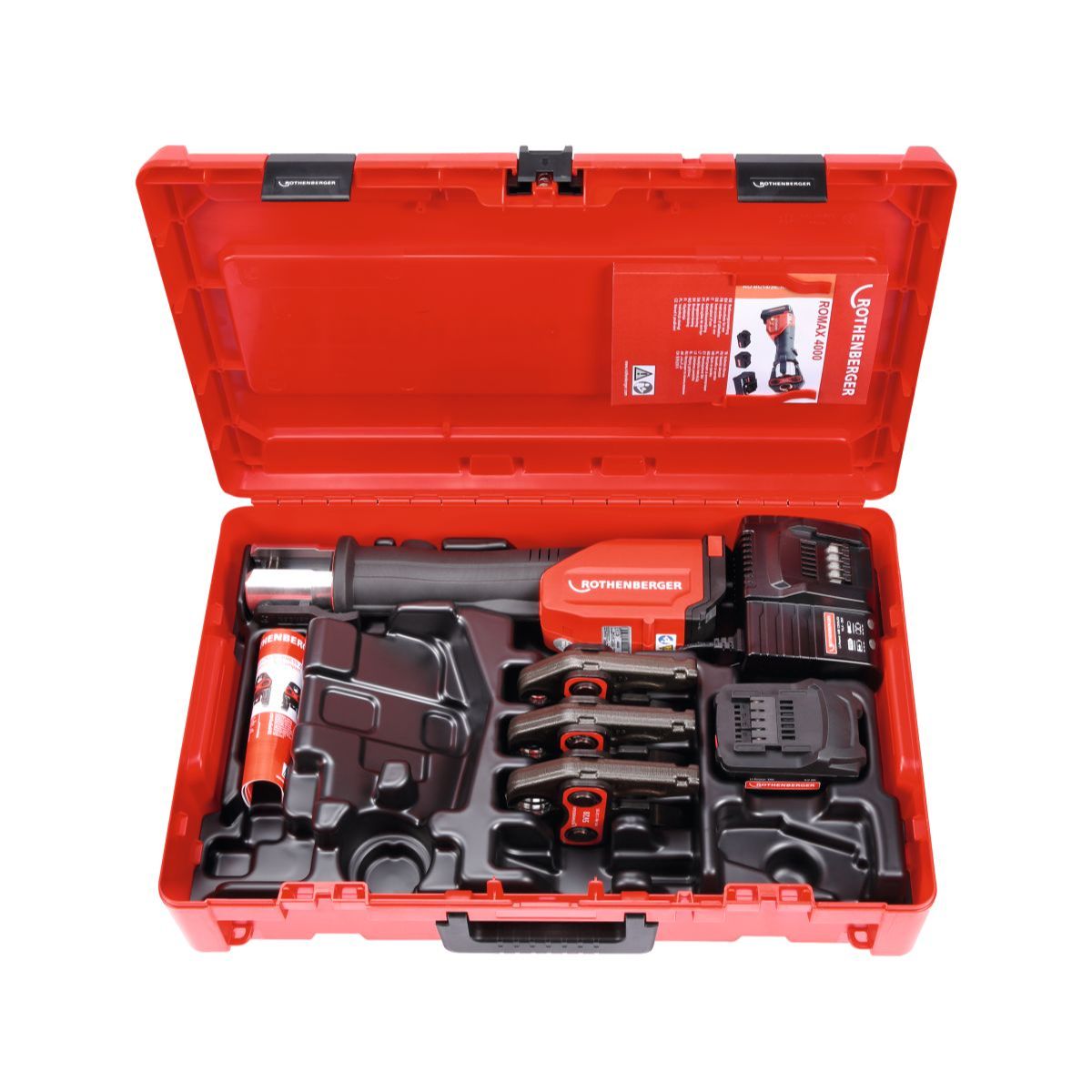 ROTHENBERGER ROMAX 4000 Set SV15-22-28mm, 4Ah, EU