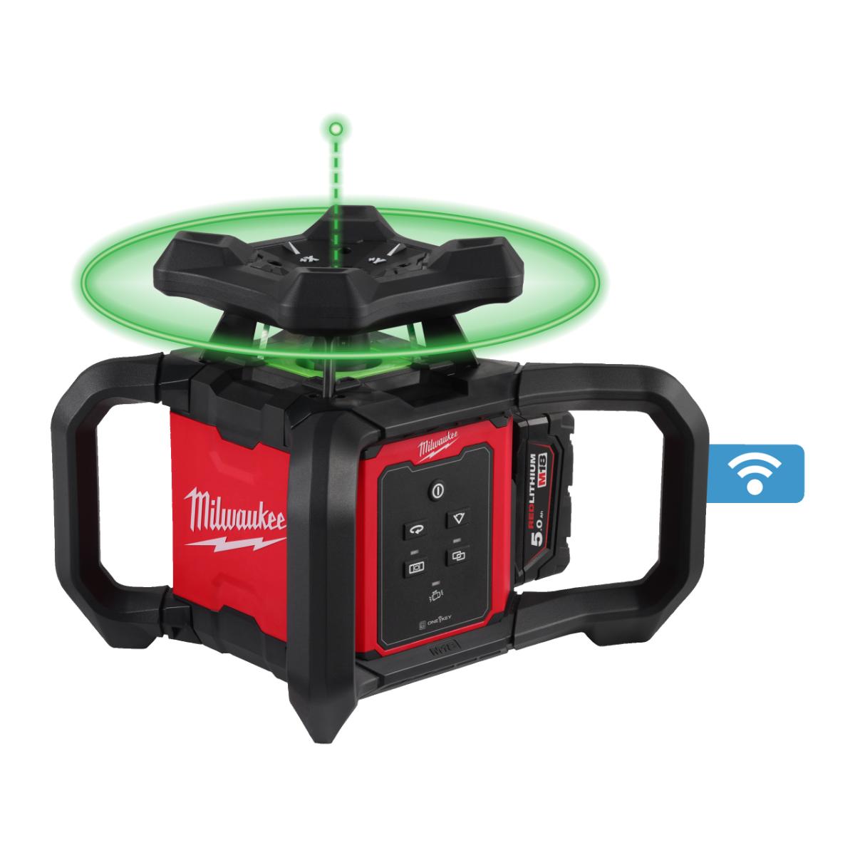 Milwaukee M18 ONE-KEY Akku-Rotationslaser M18RLOHVG300-501C