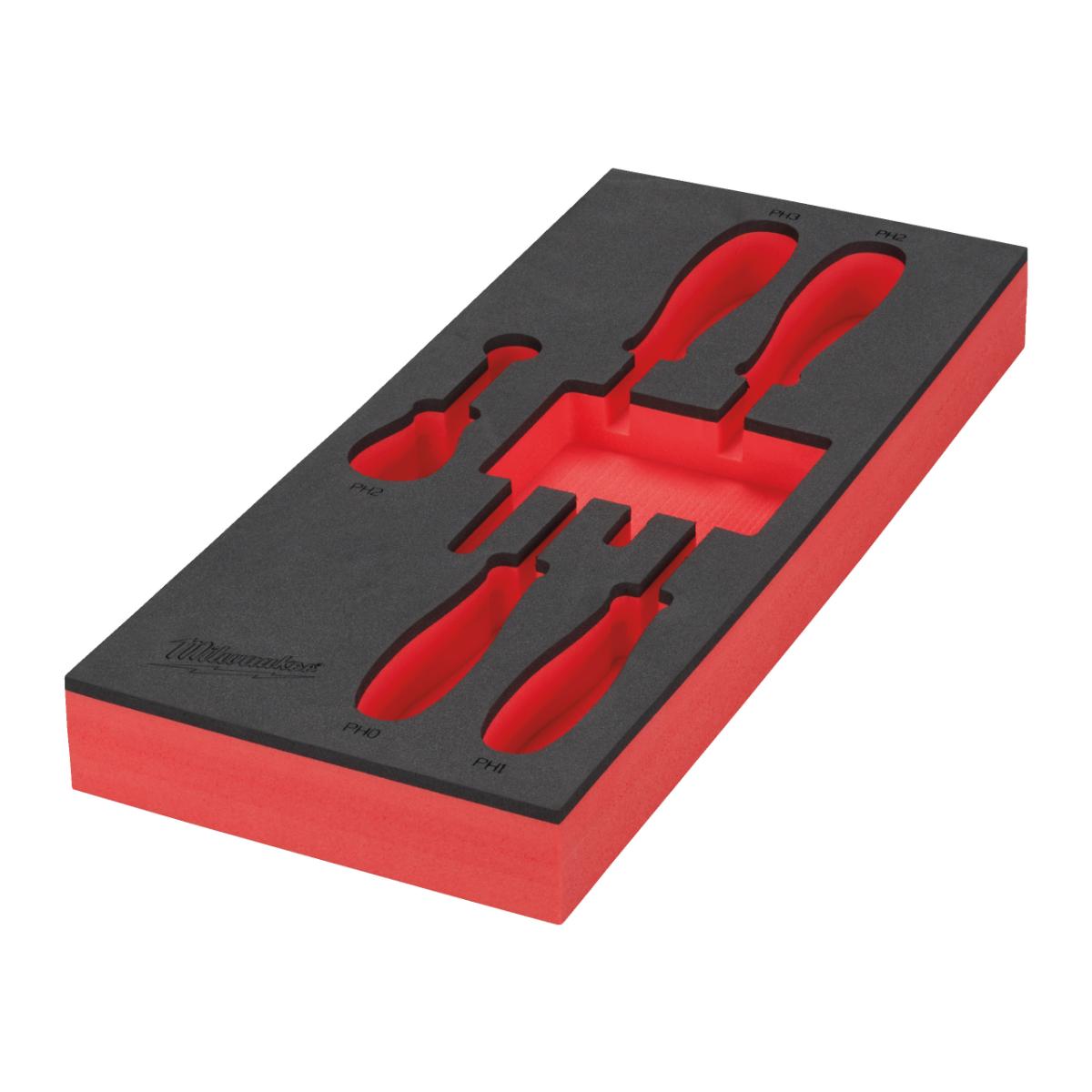 Milwaukee Ersatz-Einlage 1/3 für Tri-Lobe für 5-St PH Schraubendreher - für Werkstattwagen 78 cm