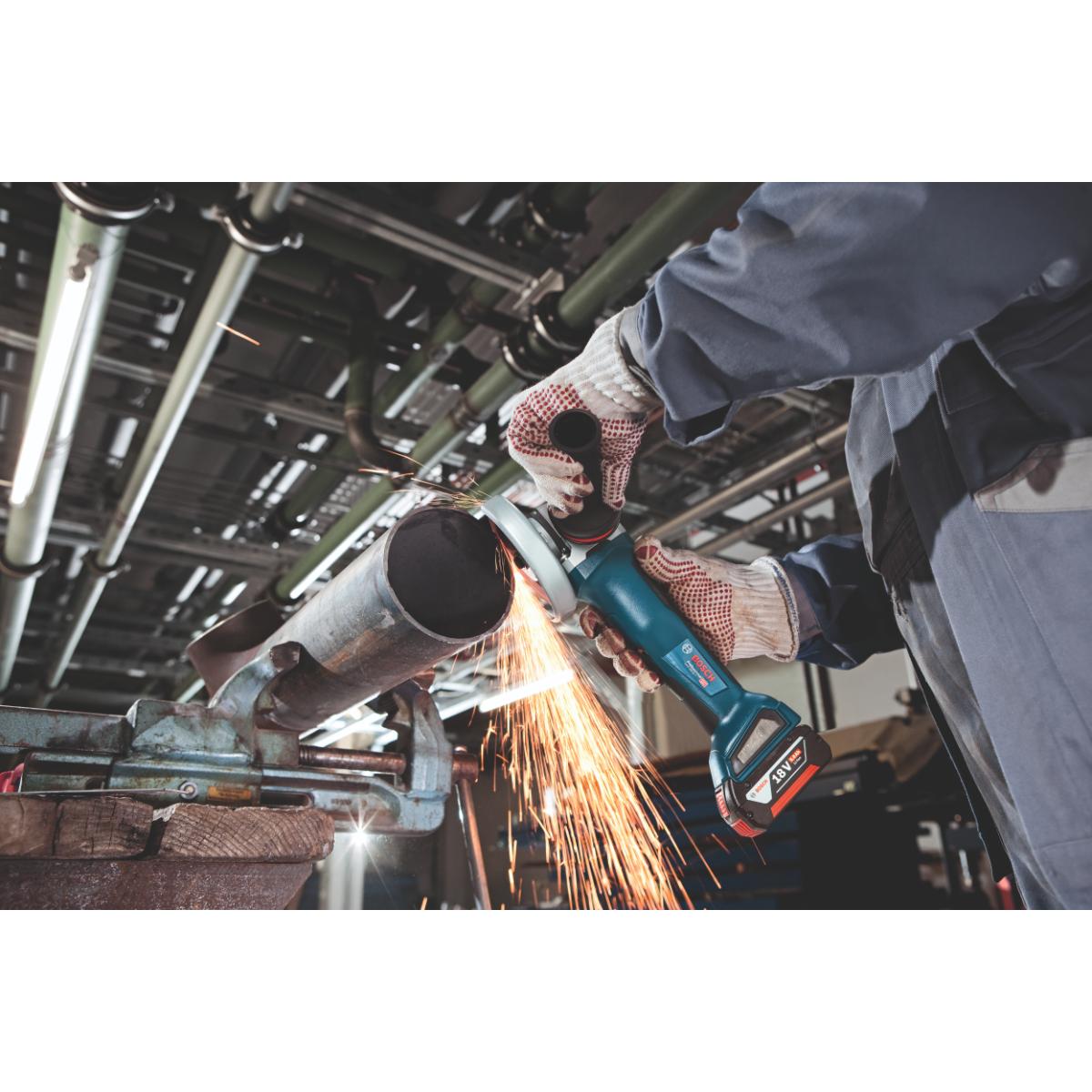 Bosch Akku-Winkelschleifer GWS 18V-10 P, (solo, L)