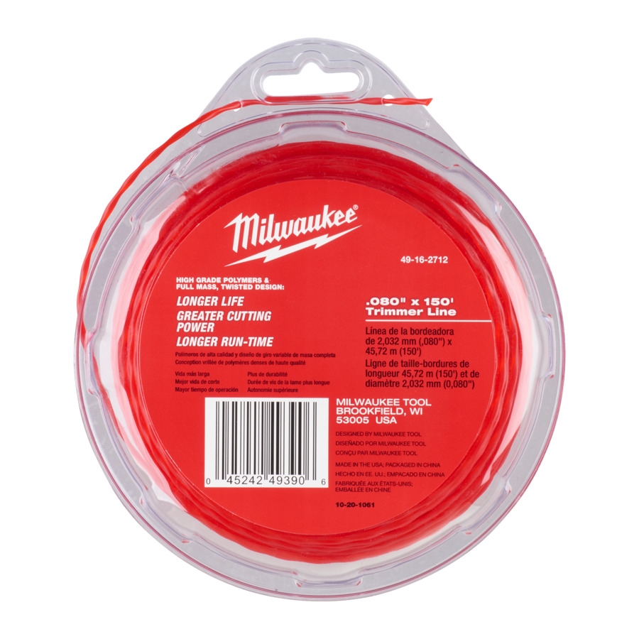 Milwaukee Schneidfaden 45m Länge Faden 2,0 mm