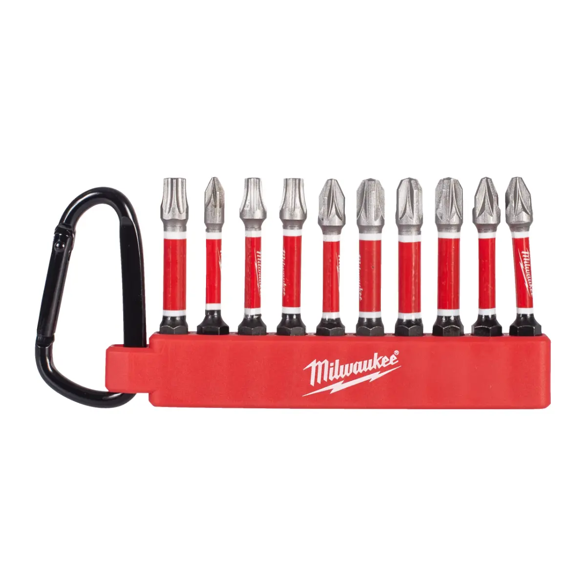 Milwaukee SHOCKWAVE™ Carabiner-Set 3 10-teilig PZ/TX