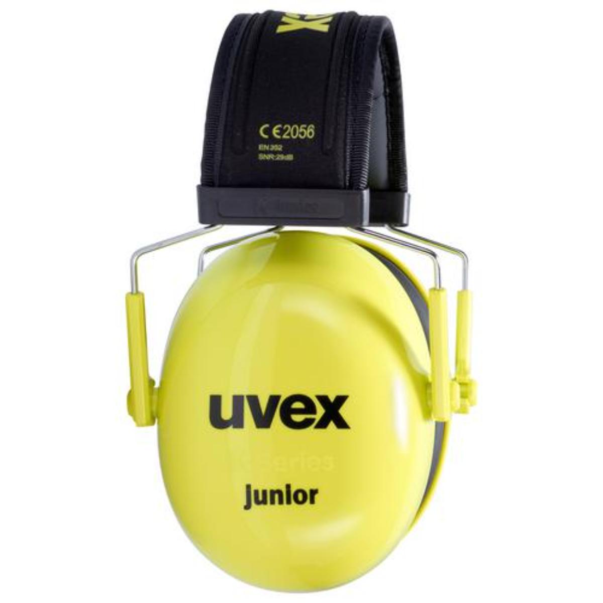 uvex K Junior Kinder Kapselgehörschutz SNR 29 dB Größe S/M - gelb