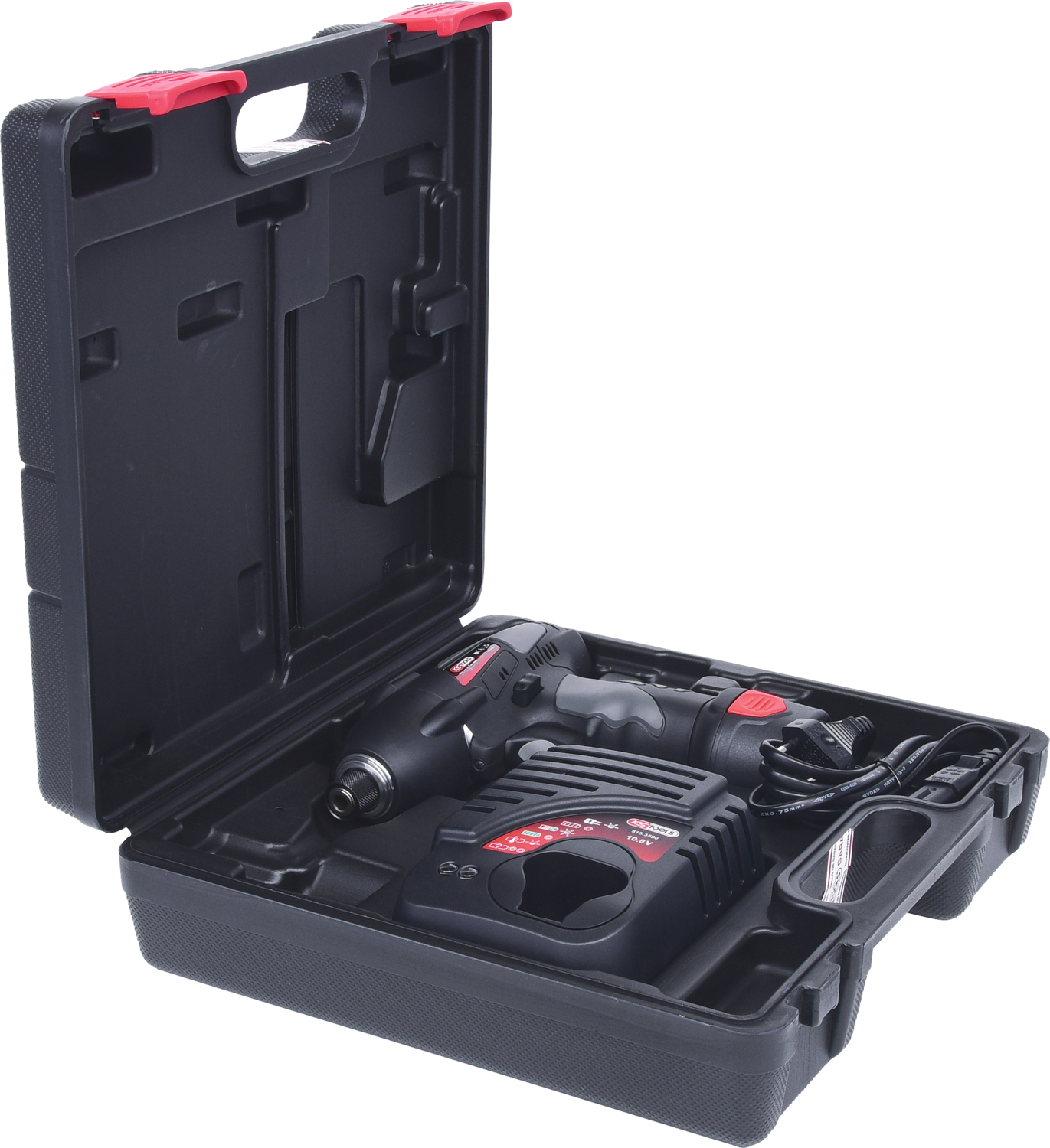 KS Tools 1-4'' Akku-Bit-Schlag-Schrauber, 117Nm, 1.870 U-min, mit 1 Akku und 1 Ladegerät