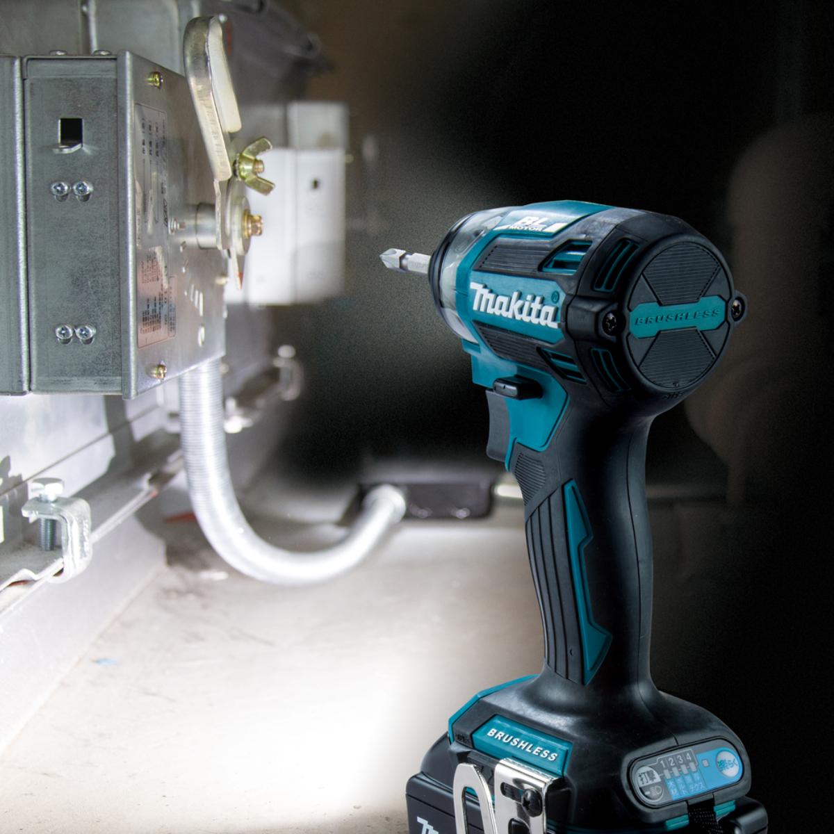 Makita Akku-Schlagschrauber LXT 18V 1/4 Zoll - 180 Nm - 0-3.800 U/min - DTD173RTJ