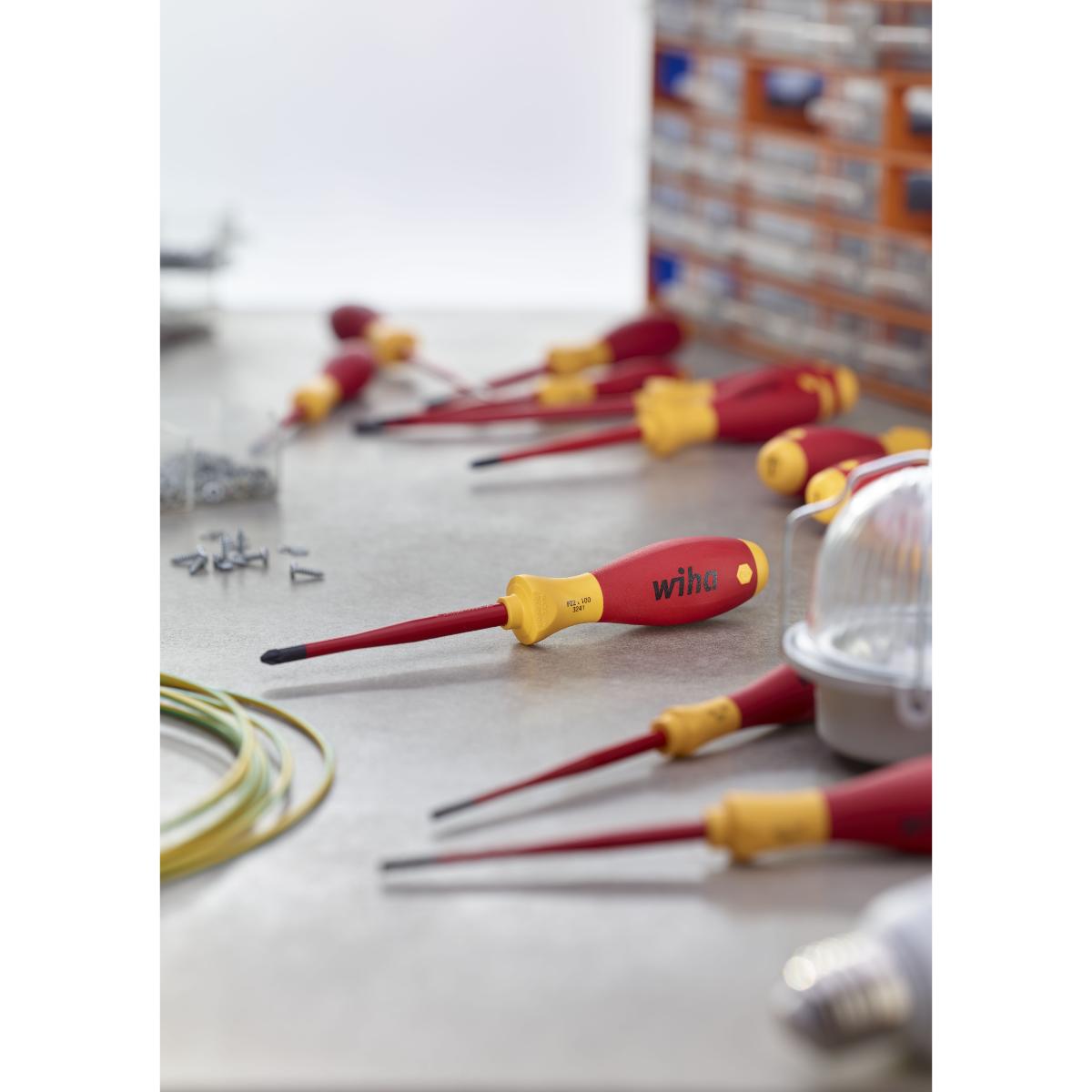 Wiha Schraubendreher Set SoftFinish electric slimFix TORX 6-teiliges Set