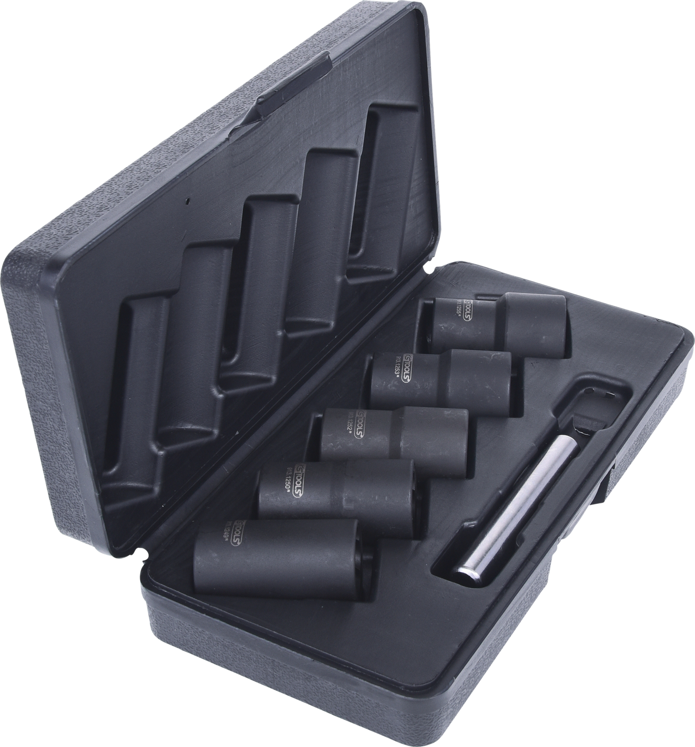 KS Tools 1/2" Spiral-Profil-Kraft-Stecknuss-Satz, 6-tlg, 19-25mm