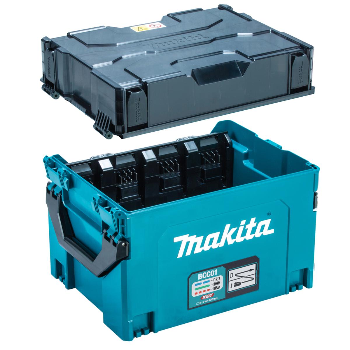 Makita Akku-Ladekoffer 40V max. BCC01 - 8 Steckplätze - XGT - 40V max. - 1914U3-7