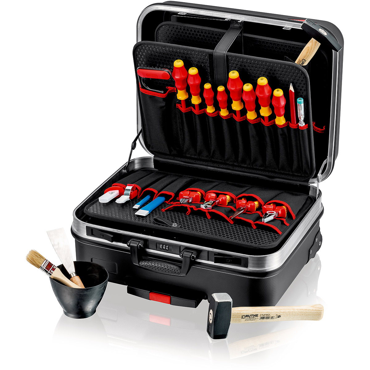 KNIPEX Werkzeugkoffer BIG Basic Move Elektro 522 mm
