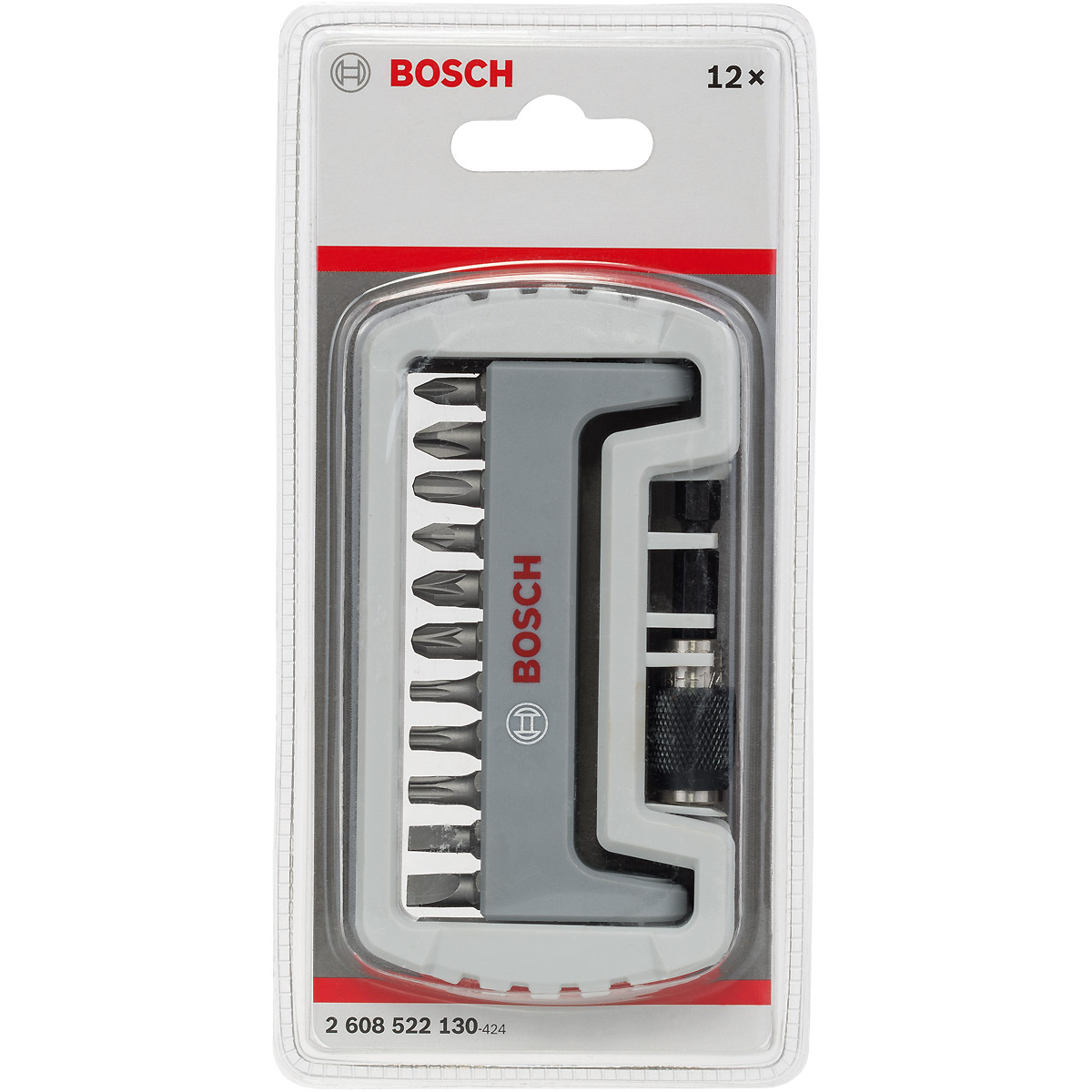 Bosch Schrauberbit-Set Extra-Hart, 11-teilig, PH, PZ, T, S, 25 mm, Bithalter