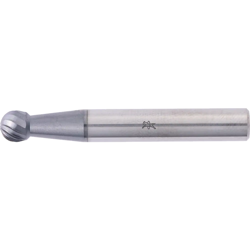 PFERD TOOLS Hartmetall Hochleistungsfrässtift Kugel KUD Ø 06x05mm Schaft-Ø 6mm Z3 HICOAT beschichtet universal mittel