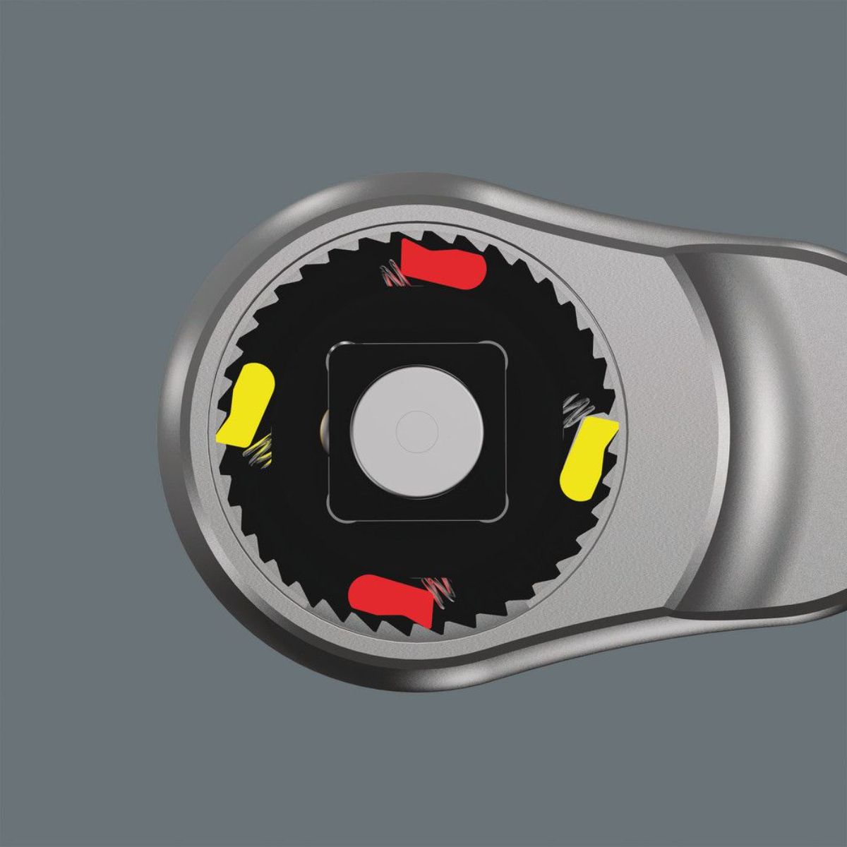 Wera 8100 SA 7 Zyklop Metal-Knarrensatz, Durchsteckvierkant, 1/4"-Antrieb, metrisch, 28-teilig